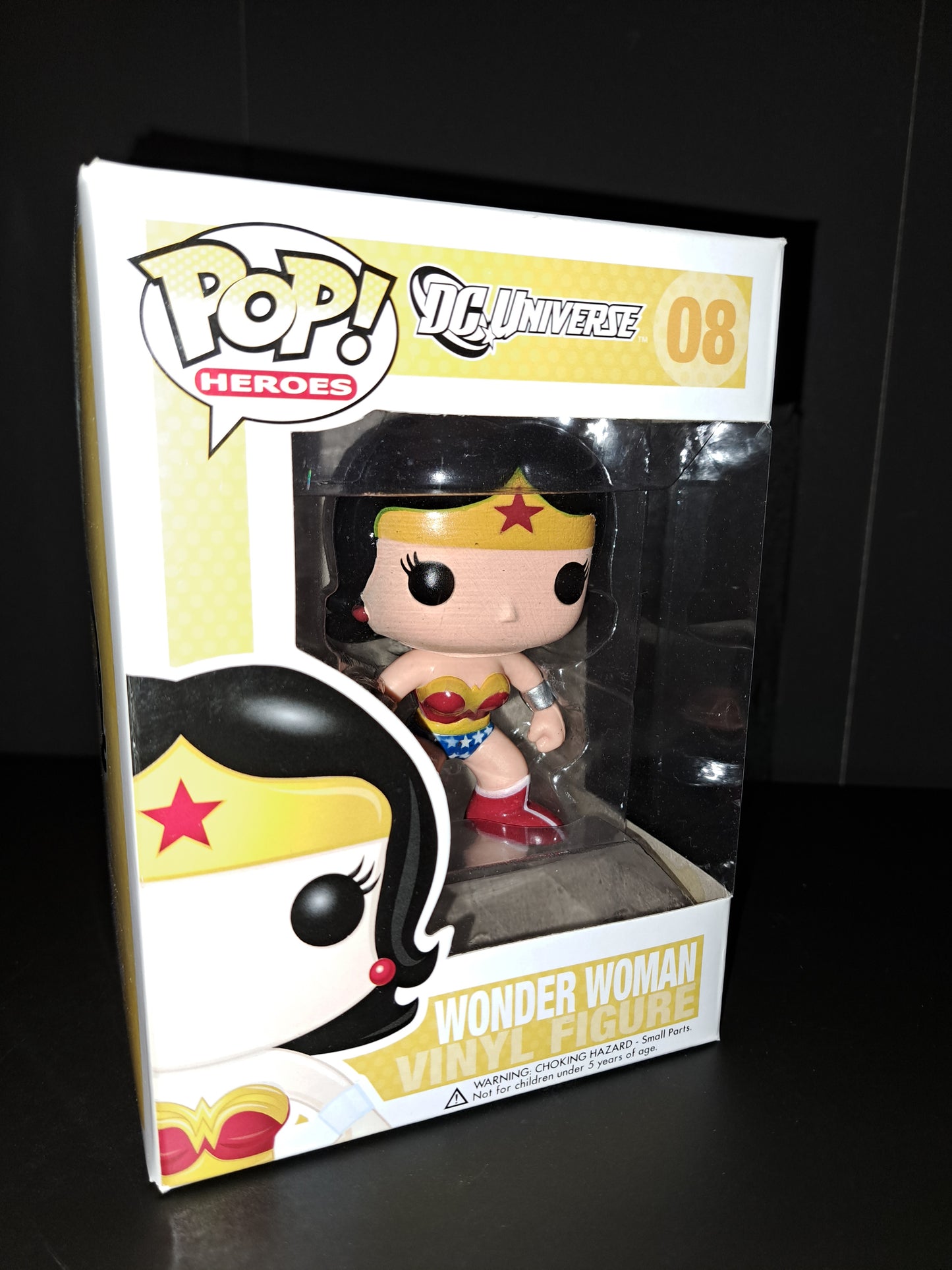 Wonder Woman DC Universe Yellow Box Vaulted Funko Pop! #08