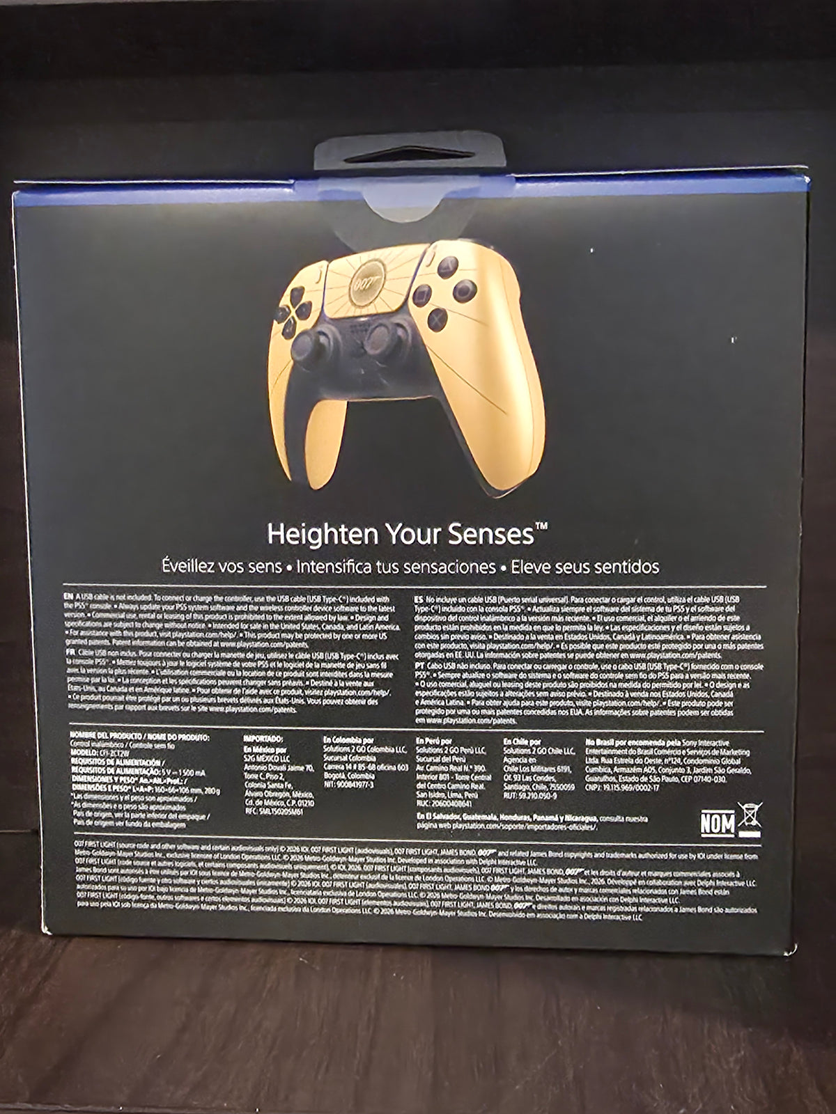 PS5 DualSense Controller 007 First Light Limited Edition Gold PS5/PC/MAC