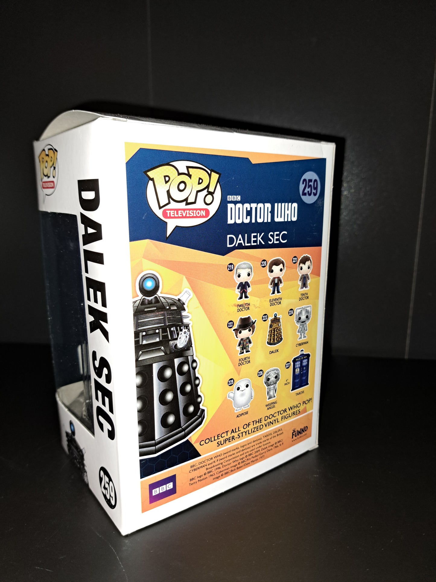 Doctor Who Dalek Sec 259 Pop Funko Barnes & Noble Exclusive