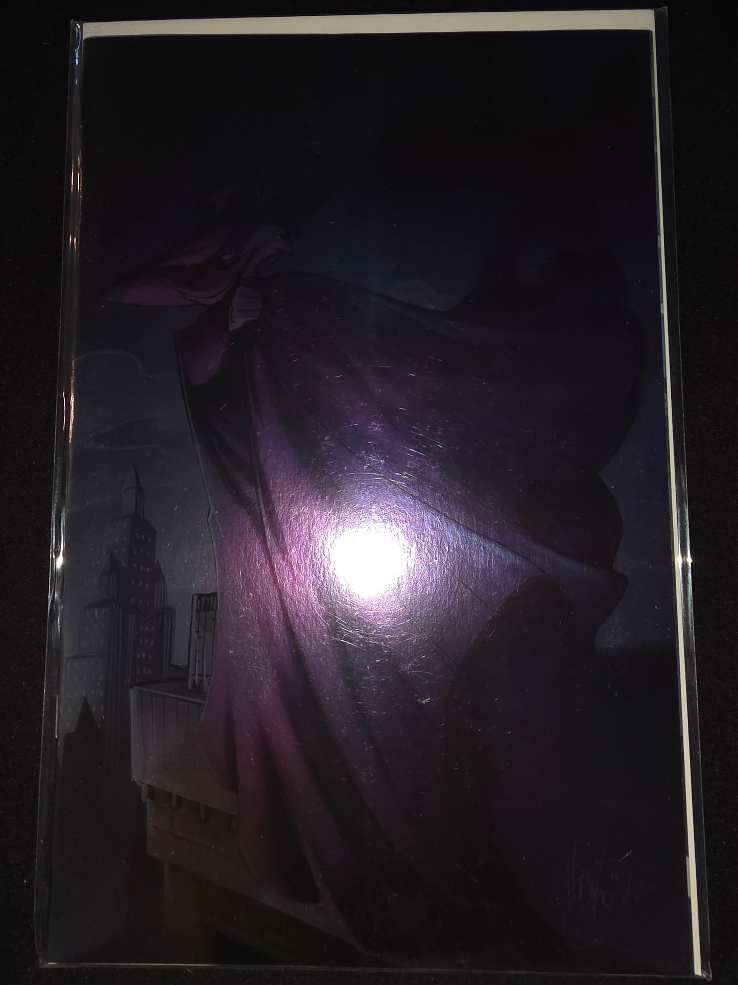 Dynamite Disney Darkwing Duck 1 Comic NM 9.2 Rare 1:350 Variant Virgin Foil