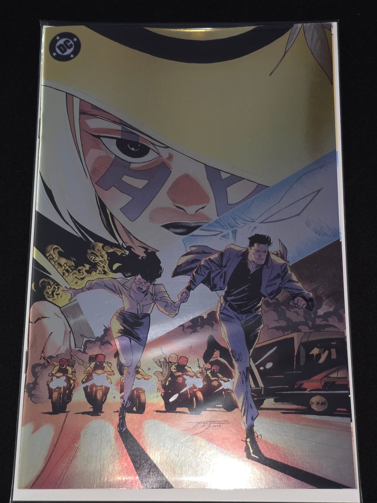 BATMAN #5 1st Appearance of Lady Death Man JIMENEZ FOIL VARIANT FIRST PRINT DC COMICS (2025) ROBIN OJO