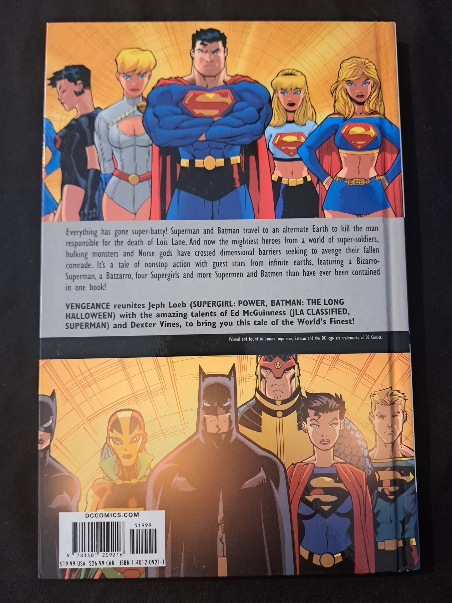 Superman Batman Vengeance DC Comics Hardback Graphic Novel 2006