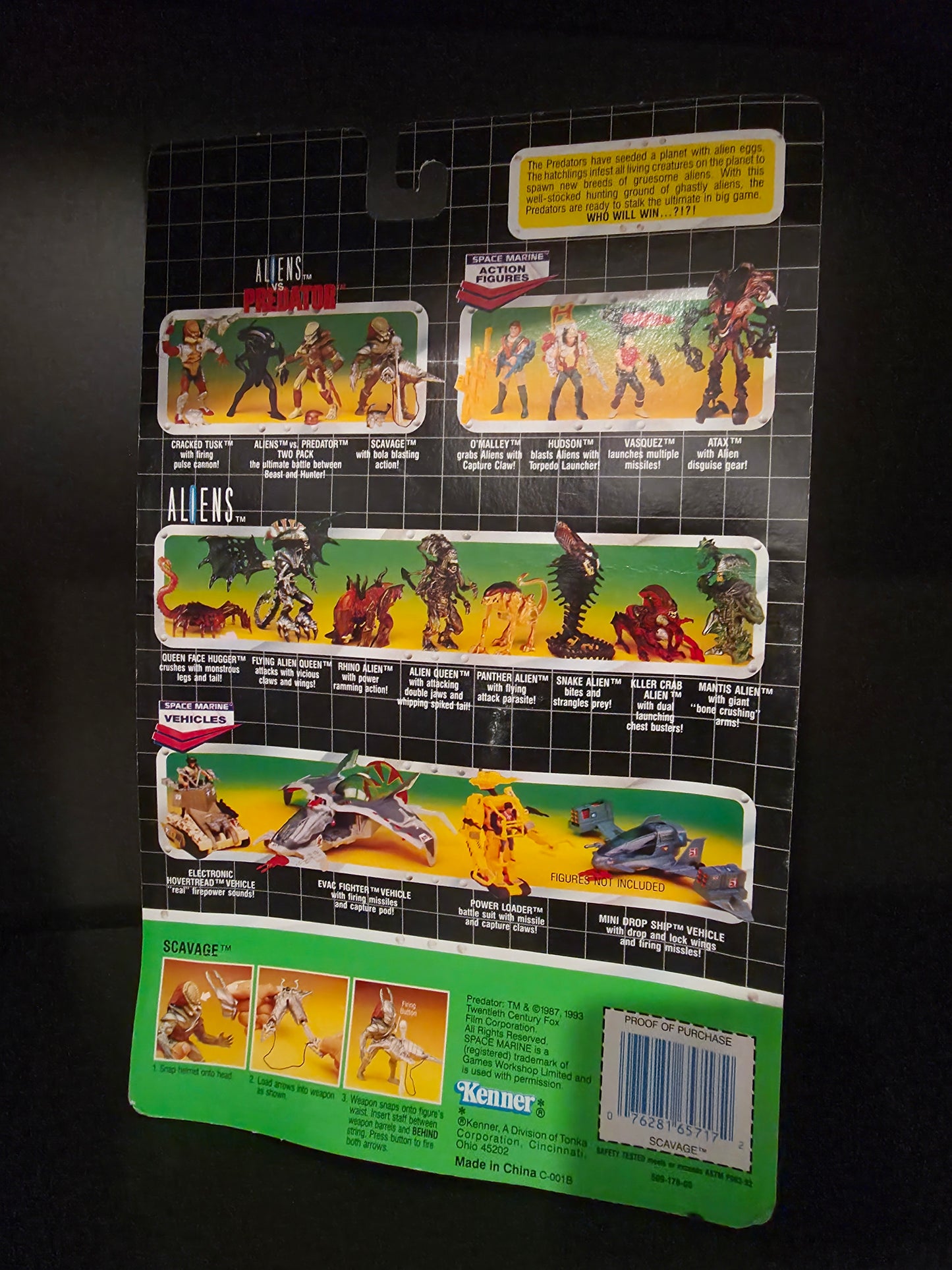 The Ultimate Alien Hunter “Scavage Predator” 1993