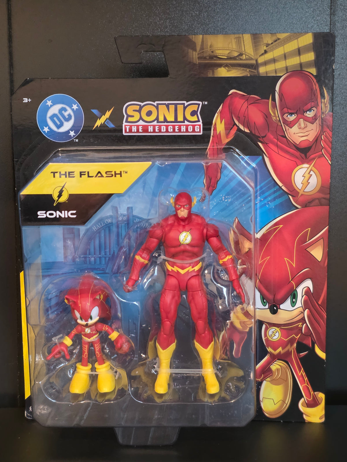LOT DC x Sonic the Hedgehog Complete Set Of All 8 Jakks Sega