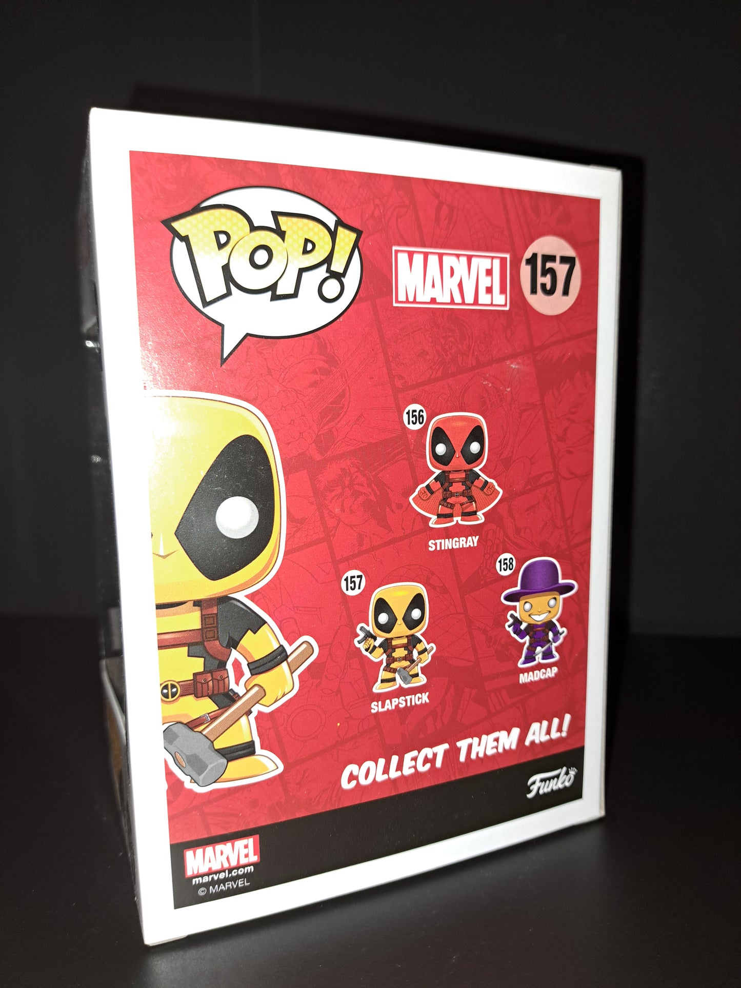 Funko Pop! Vinyl: Marvel - Deadpool (Slapstick) (Yellow) - Hot Topic (Exclusive)