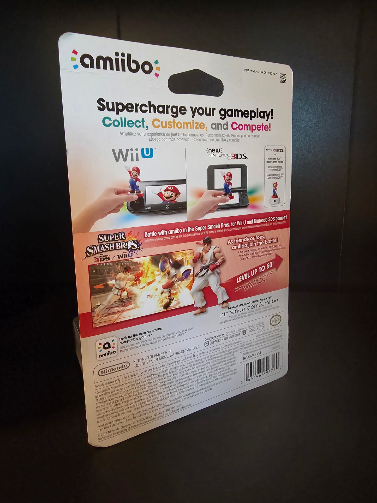 Nintendo Amiibo - Ryu - Super Smash Bros - SEALED NIB - Switch