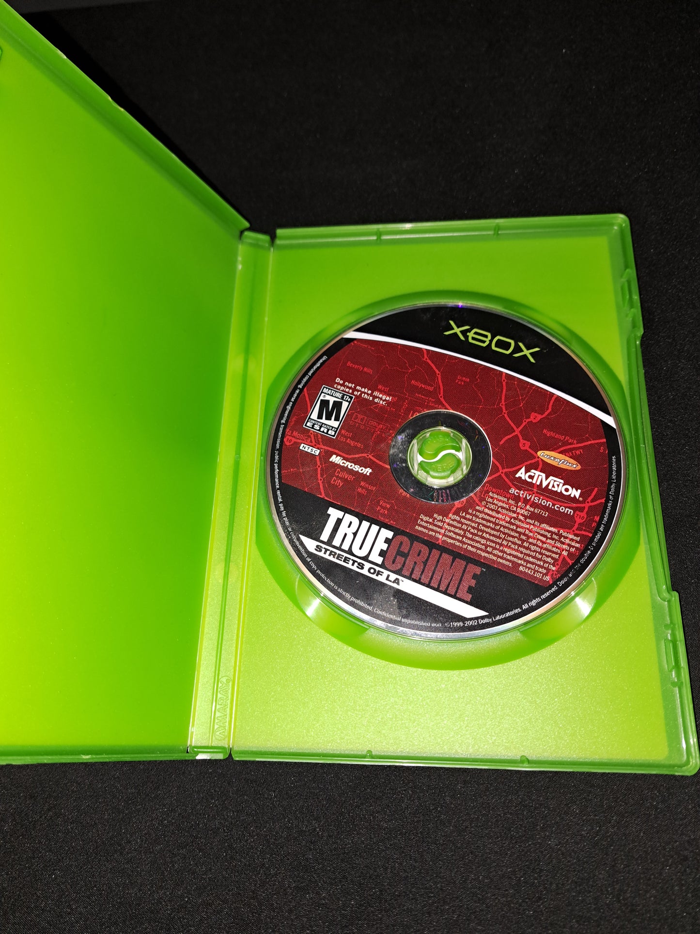True Crime Streets of LA Original OG Xbox