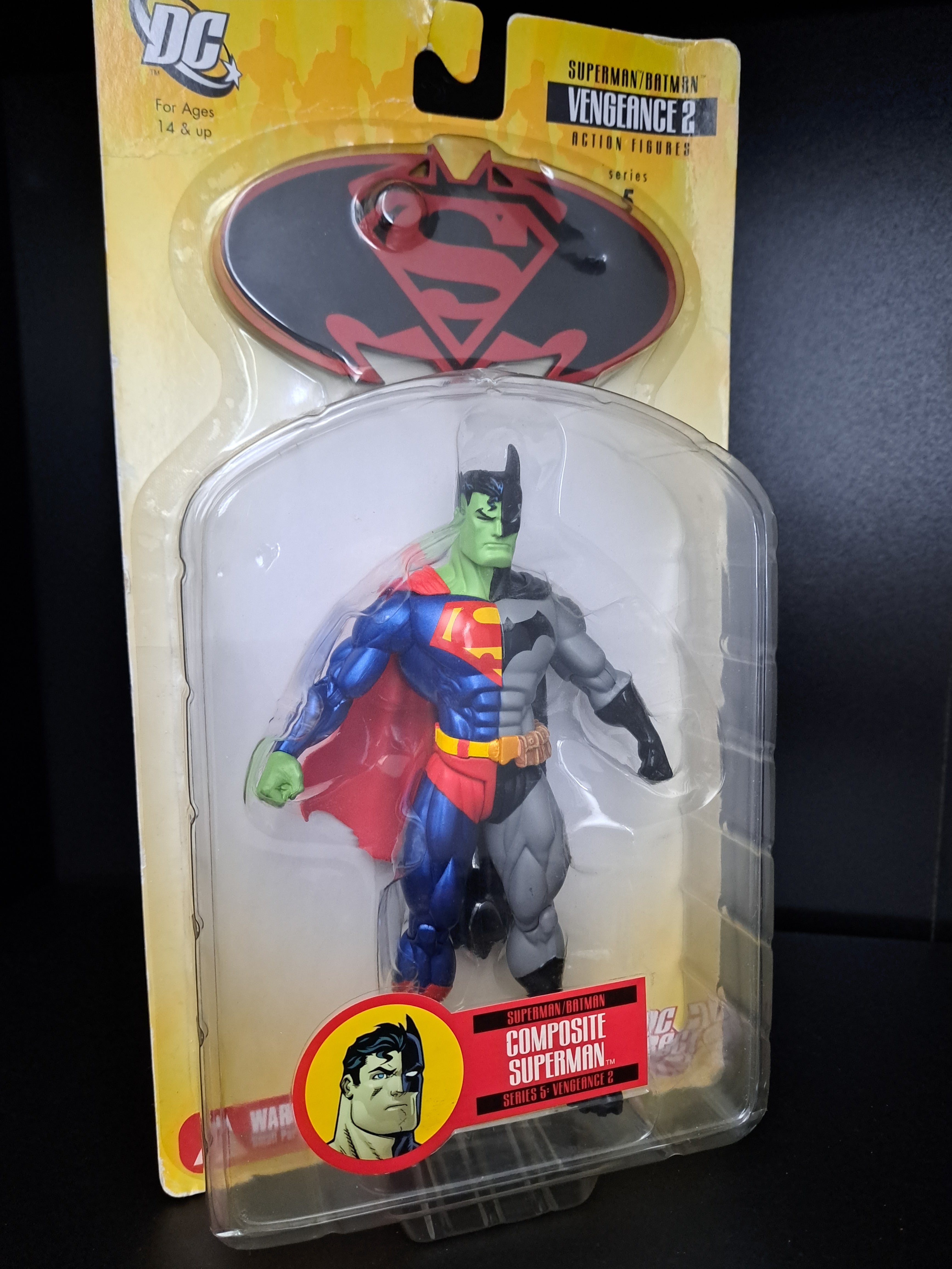 thumbnail image 2 of DC Comics Composite Superman/Half Batman Action Figure - 6 Inches, #A10 2 of 4