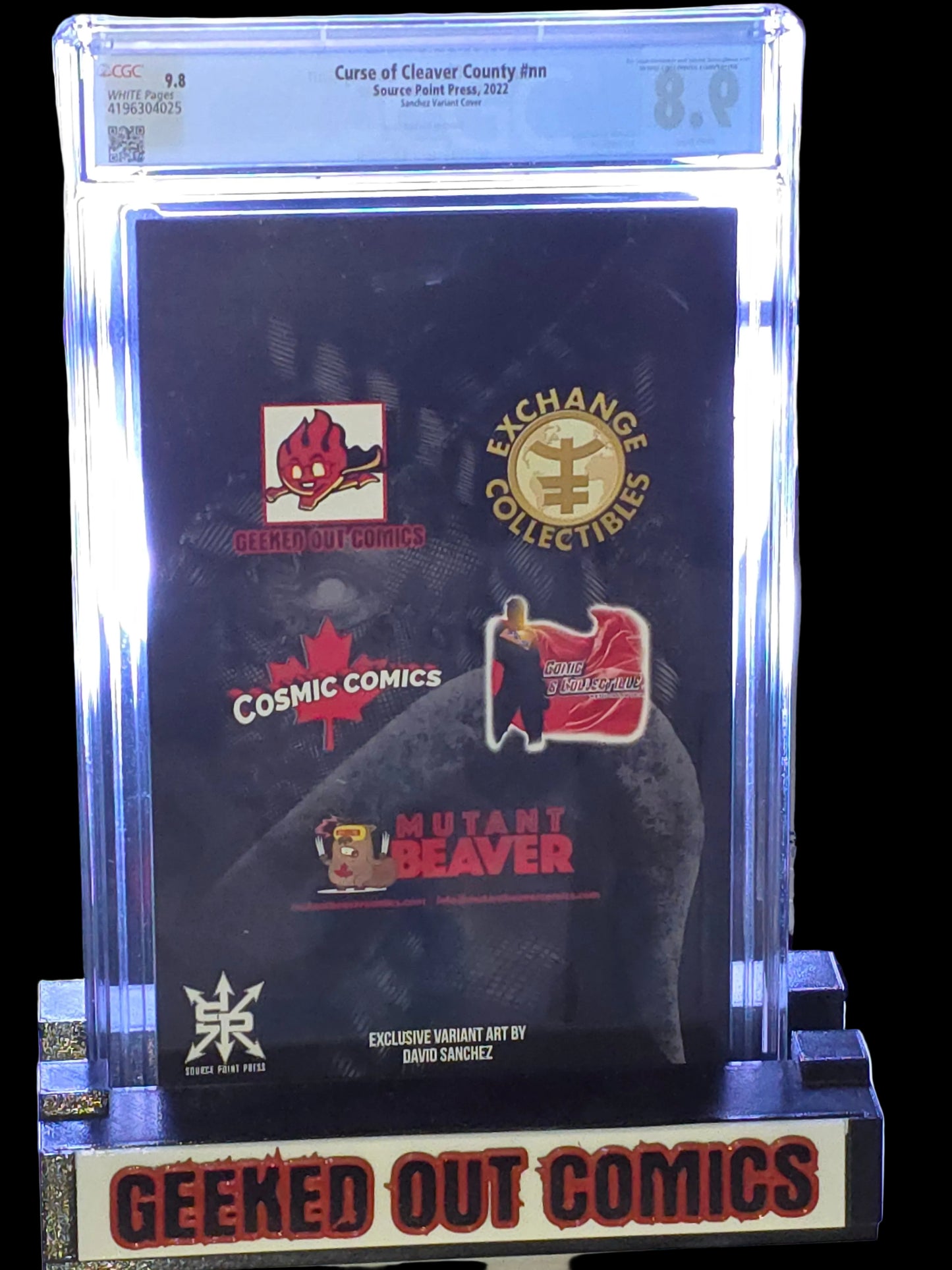 The Curse of Cleaver County #1 NN, CGC 9.8 David Sanchez, 2022