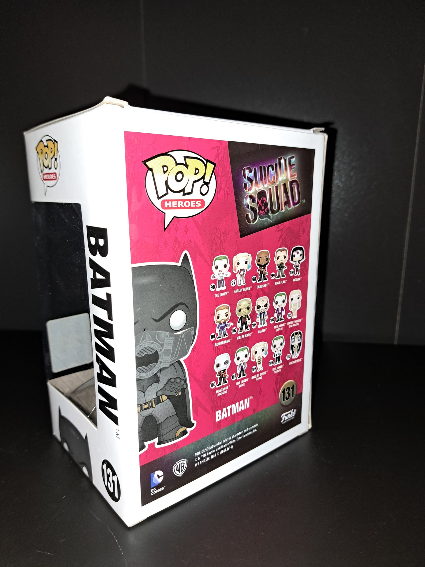 New Funko Pop Heroes DC Suicide Squad 2016 Summer Convention #131 Batman figure