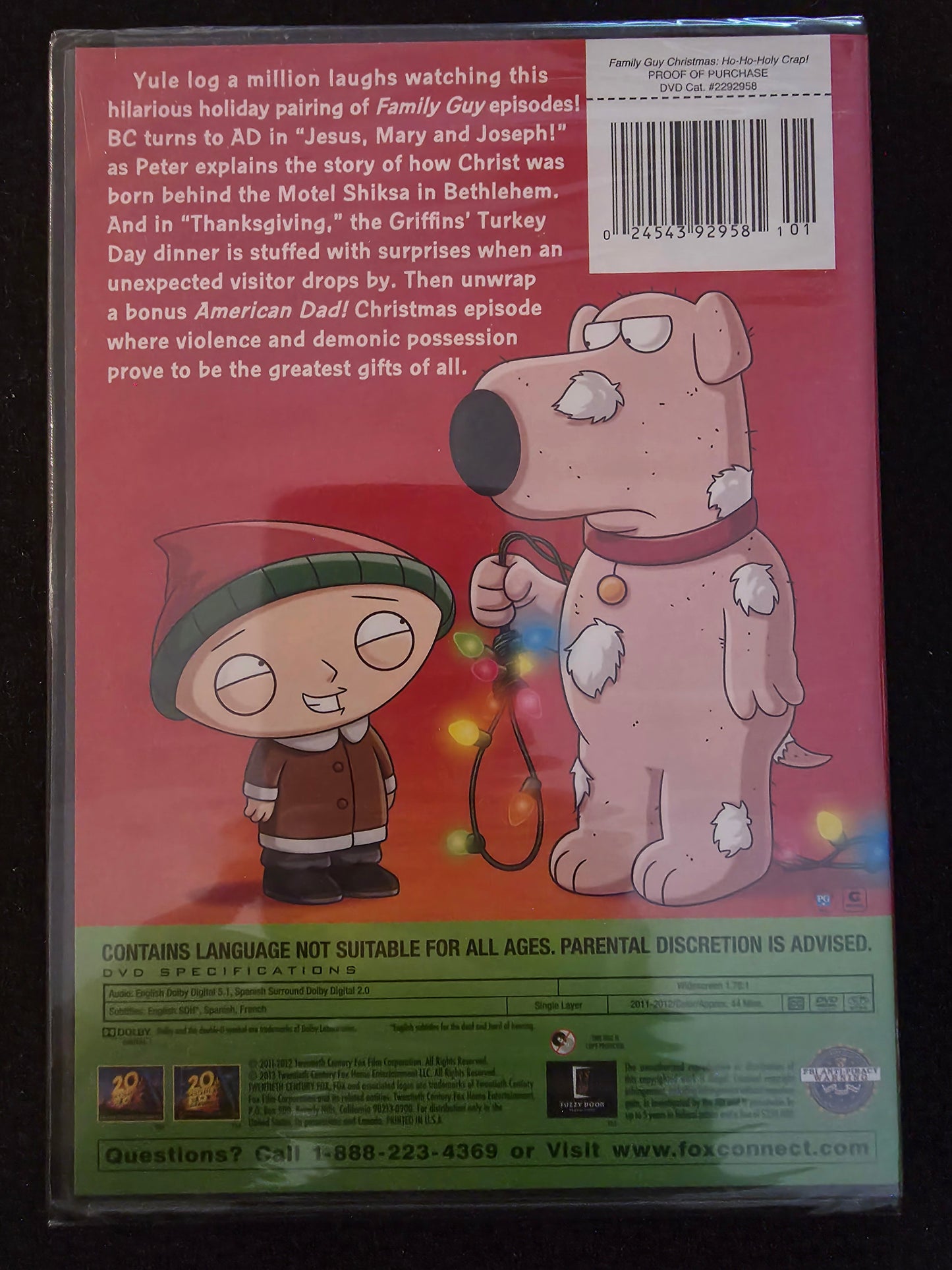 Family Guy christmas New Sealed