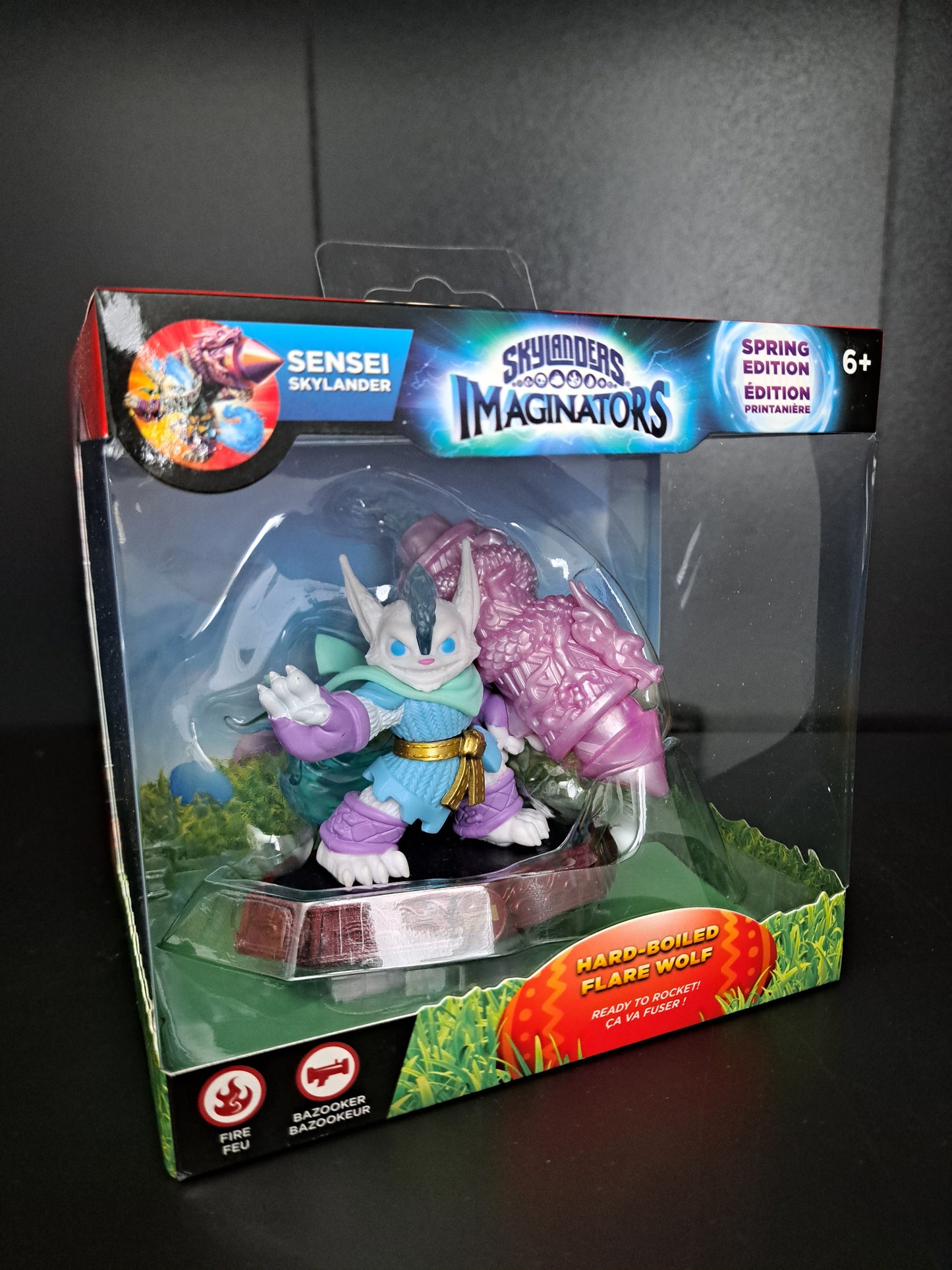 Skylanders: Imaginators: Hard-Boiled Flarewolf Figure rare spring edition