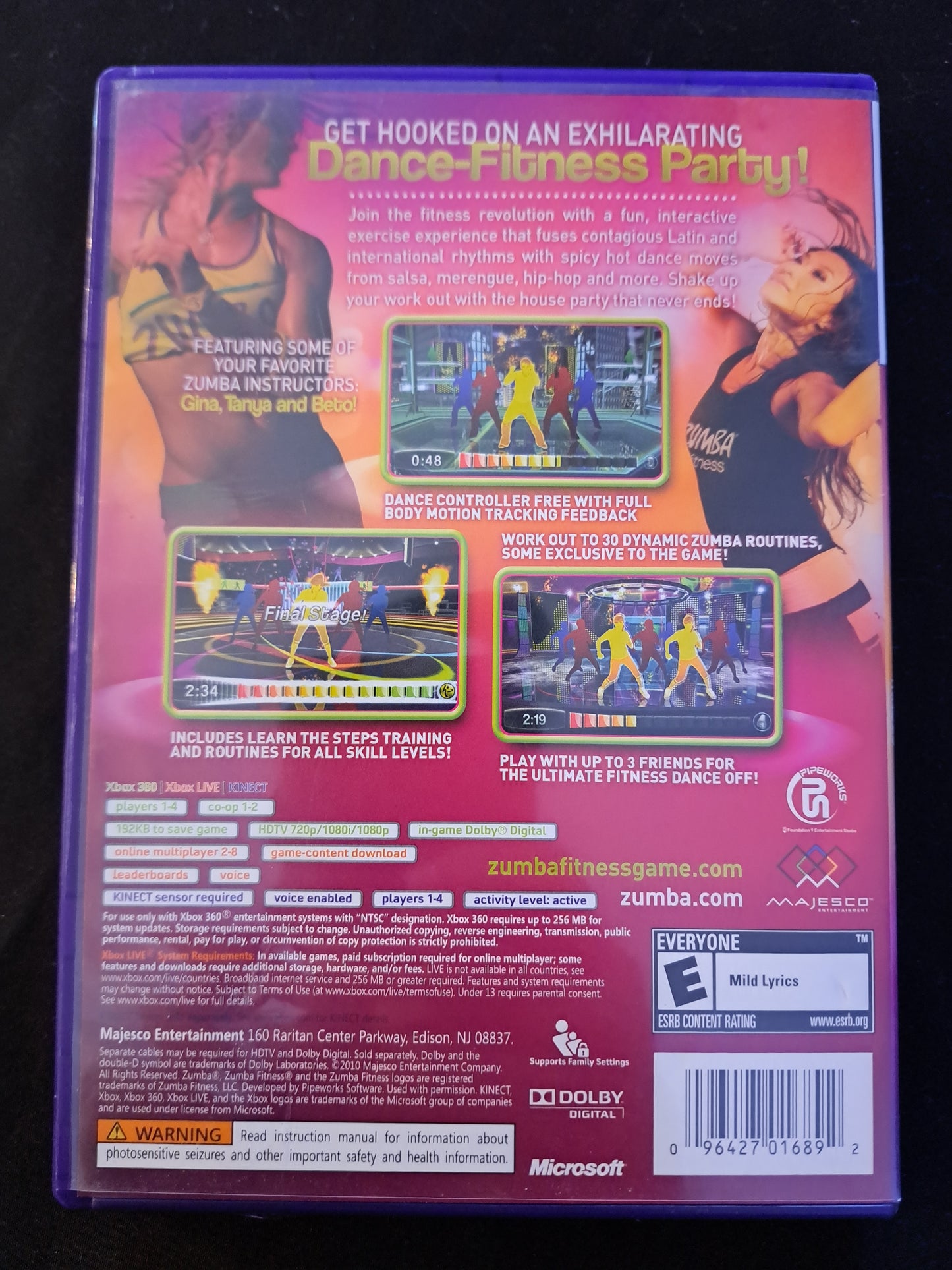 Zumba Fitness Xbox 360 - Complete