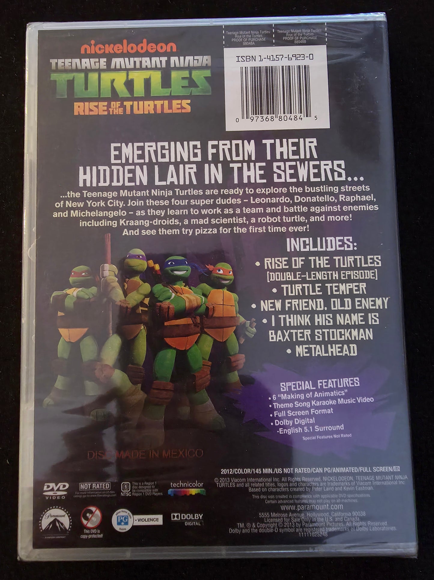 Teenage Mutant Ninja Turtles (2012-2017 DVD Series - Nickelodeon)