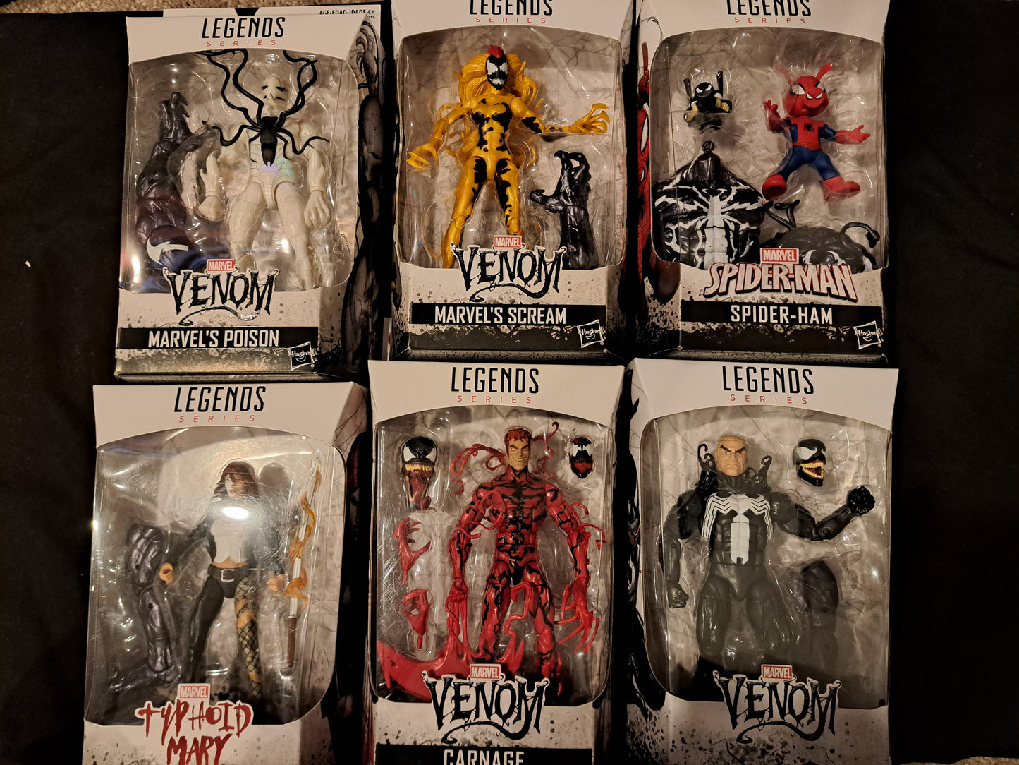 Marvel Legends Monster Venom Wave- Carnage And Venom Figure LOT !! New