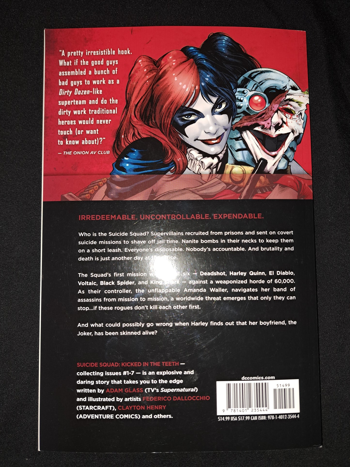 2012 DC New Suicide Squad Kicked In The Teeth #1 Paperback