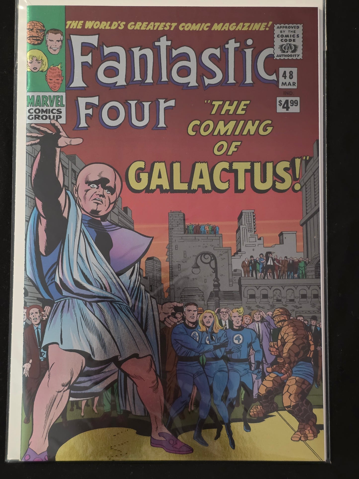 Fantastic Four #48 Foil Trade Dress Facsimile Exclusive Fan Expo Dallas 2025