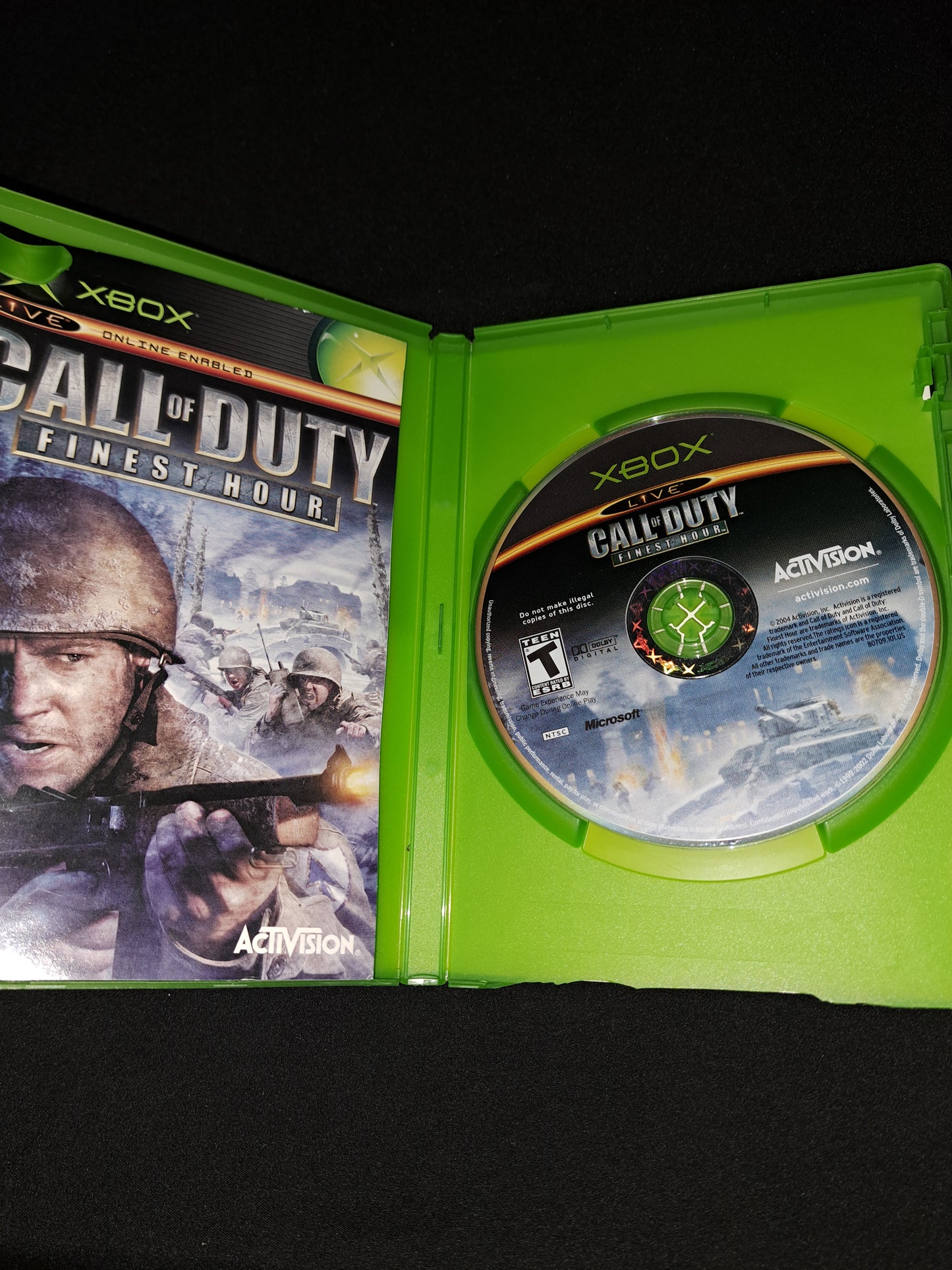 Call of Duty Finest Hour (Xbox, 2004) CIB