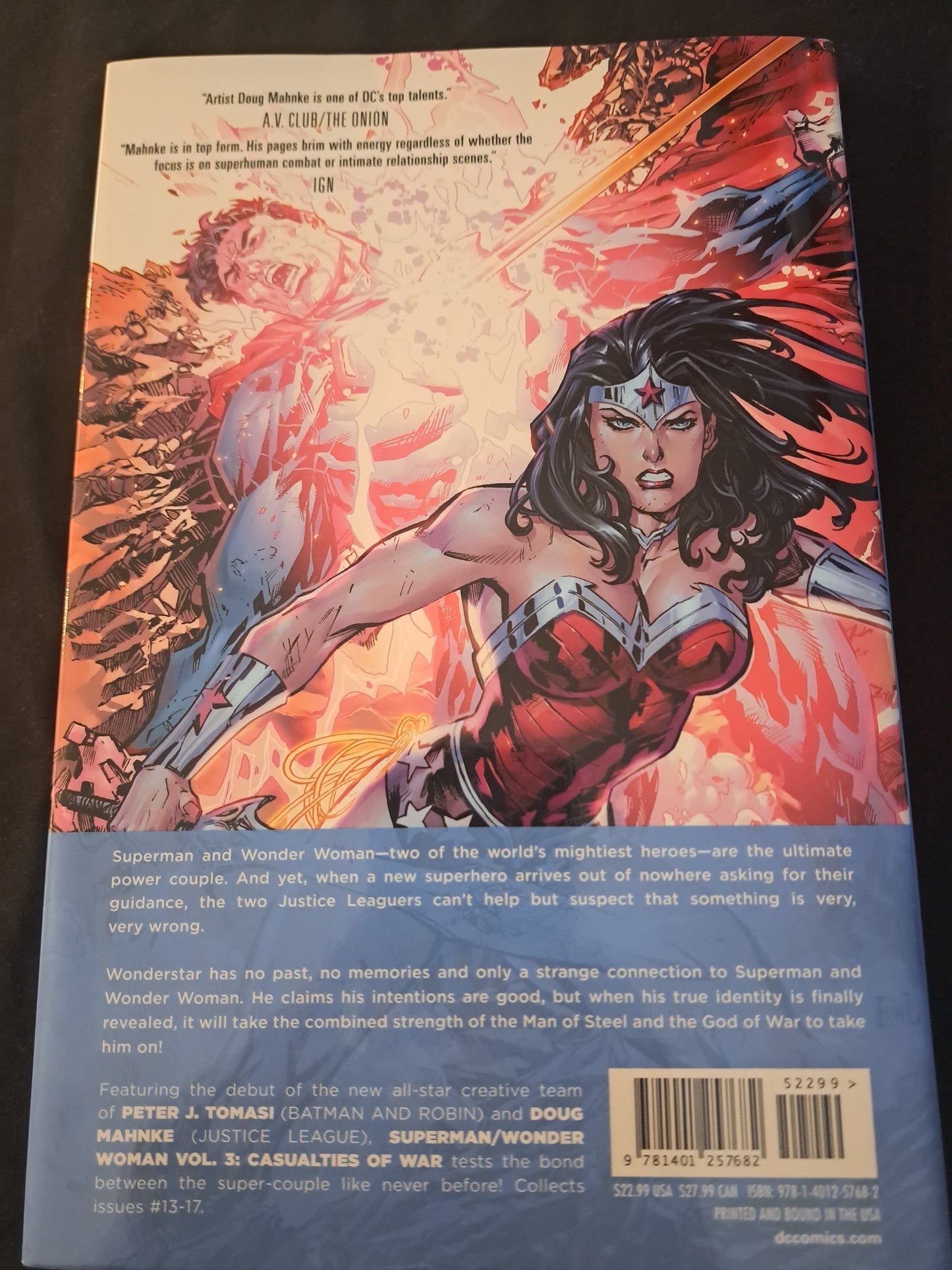 Superman/Wonder Woman Vol. 3: Casualties of War (The New 52) Hard Cover New