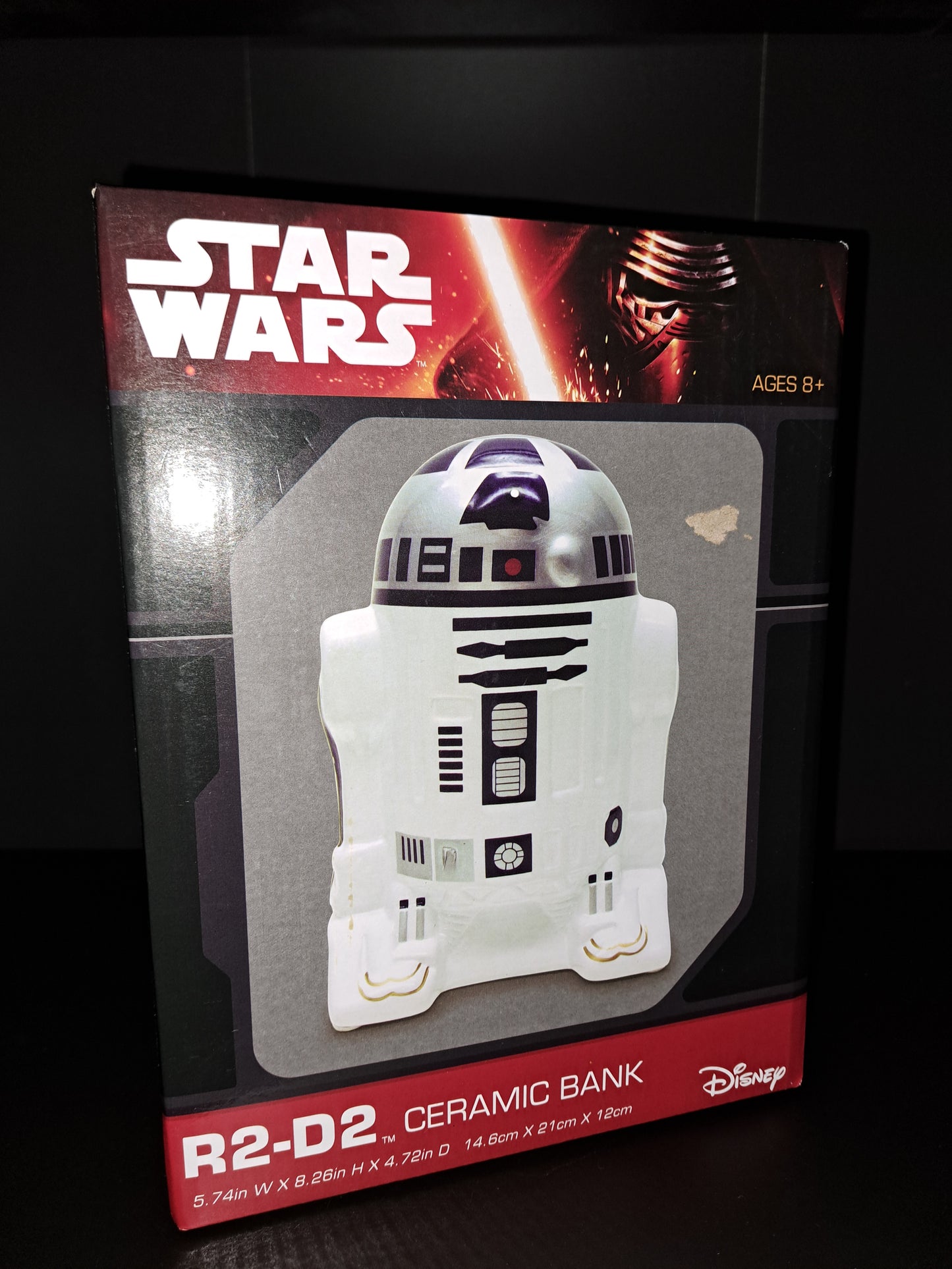 Star Wars R2D2 Coin Bank by FAB Ceramic Lucasfilms 8"