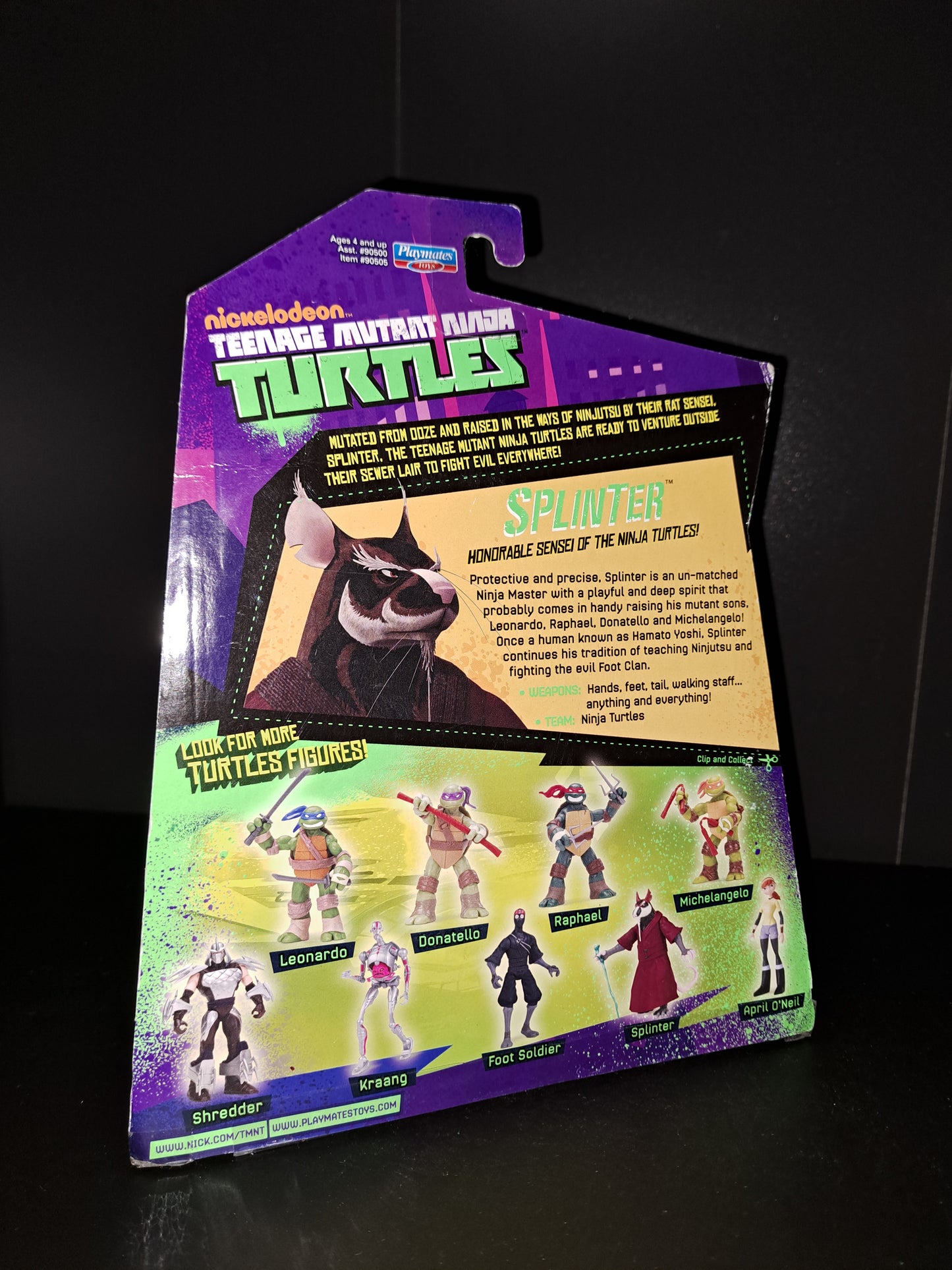 Nickelodeon Teenage Mutant Ninja Turtles Splinter Figure 2012