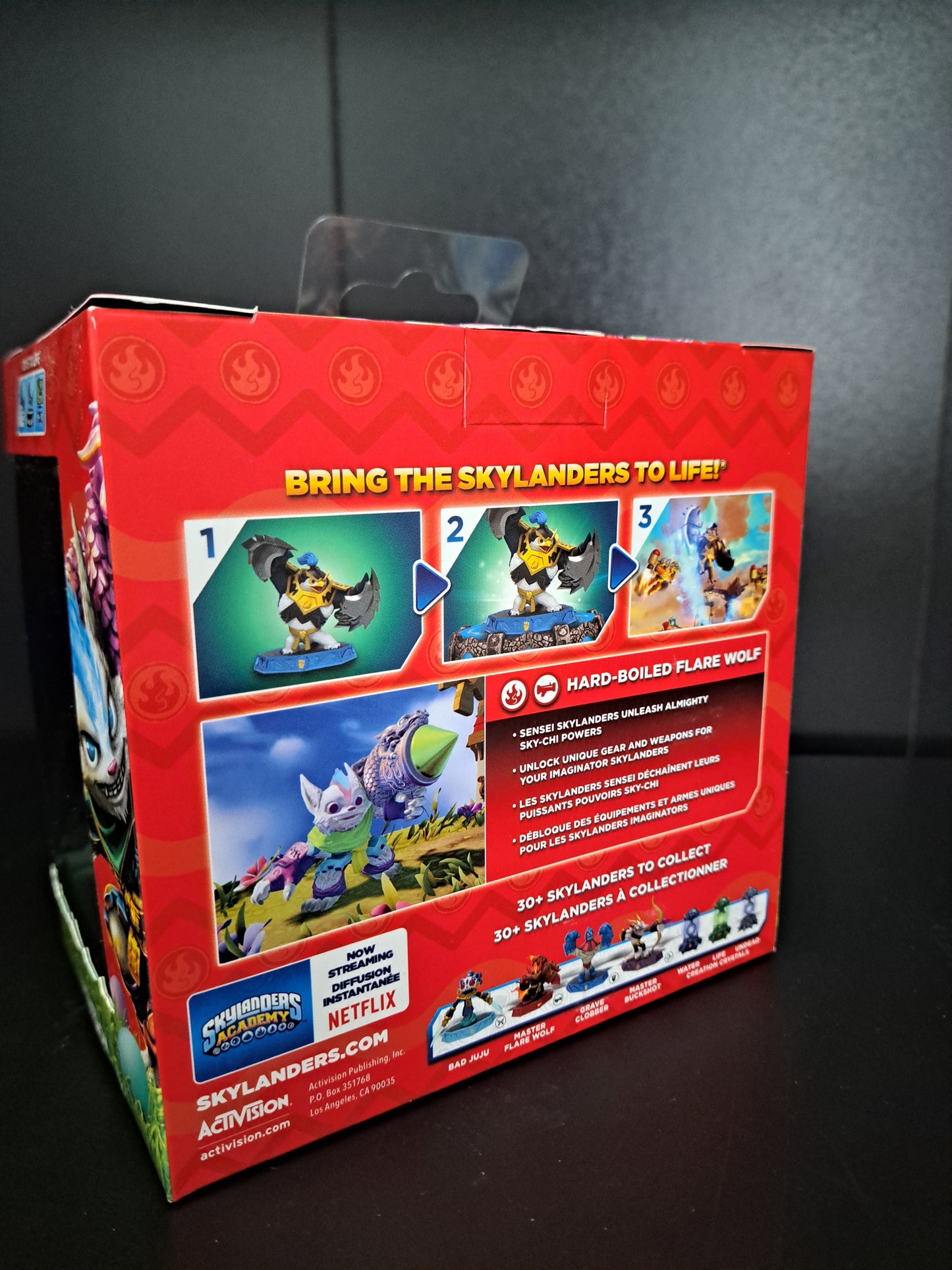 Skylanders: Imaginators: Hard-Boiled Flarewolf Figure rare spring edition