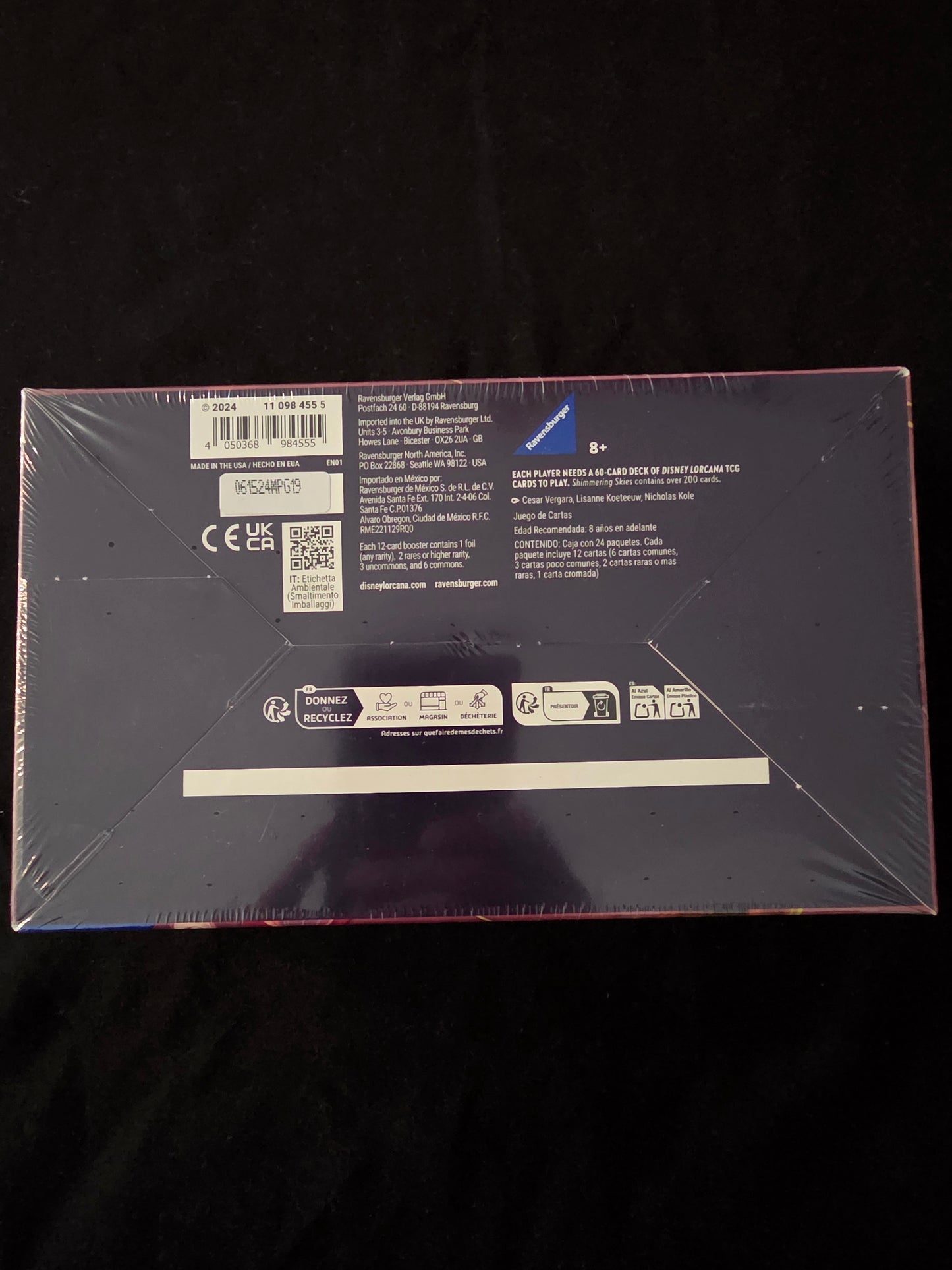 Lorcana Shimmering Skies Disney Booster Box TCG Factory Sealed 24 packs