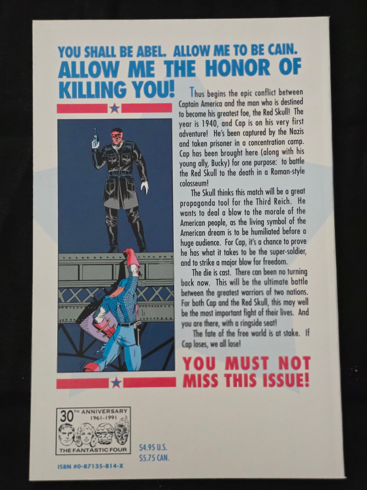 THE ADVENTURES OF CAPTAIN AMERICA 4 FABIAN NICIEZA STORY MARVEL COMICS 1992