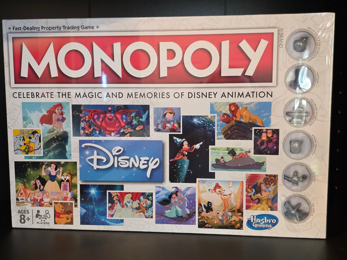 MONOPOLY DISNEY CELEBRATE THE MAGIC & MEMORIES ANIMATION 2016 HASBRO NEW