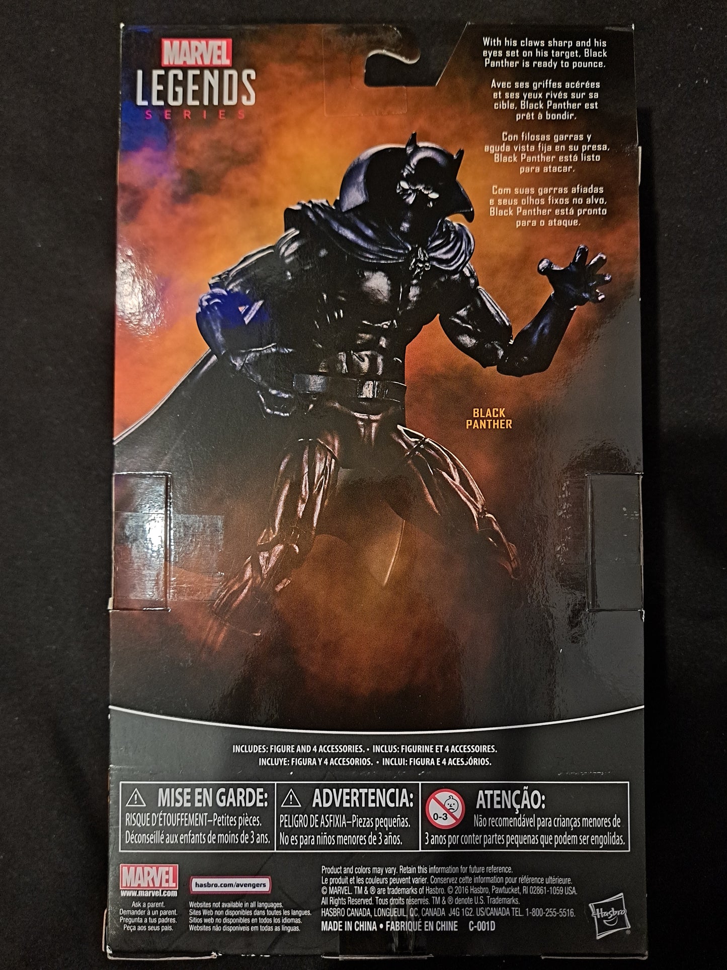 NEW 2016 Marvel Legends Series 6" Black Panther Action Figure Walmart Exclusive