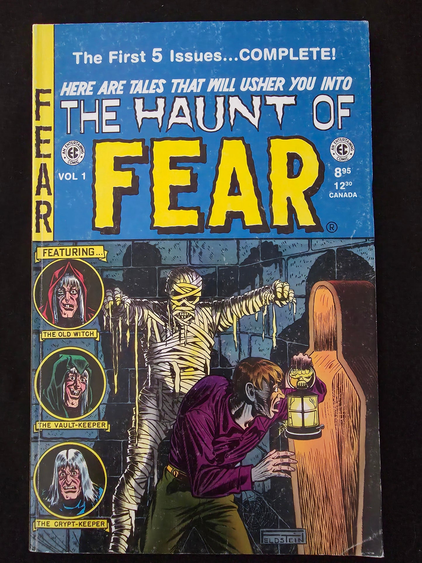 HAUNT OF FEAR VOL 1 EC ISSUES 1-5 GEMSTONE REPRINT SOFTCVR BOOK