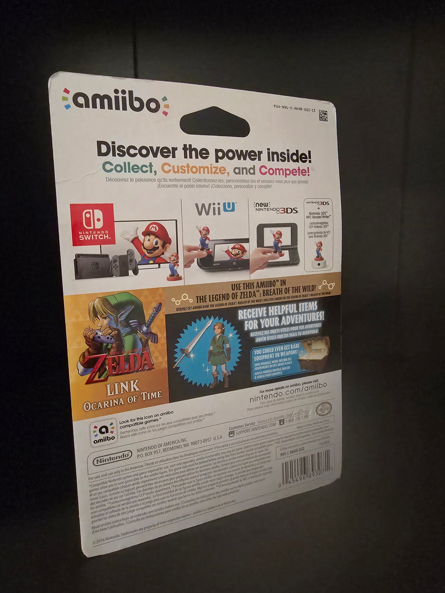 The Legend Of Zelda Ocarina Of Time Link Amiibo Nintendo NEW Factory Sealed