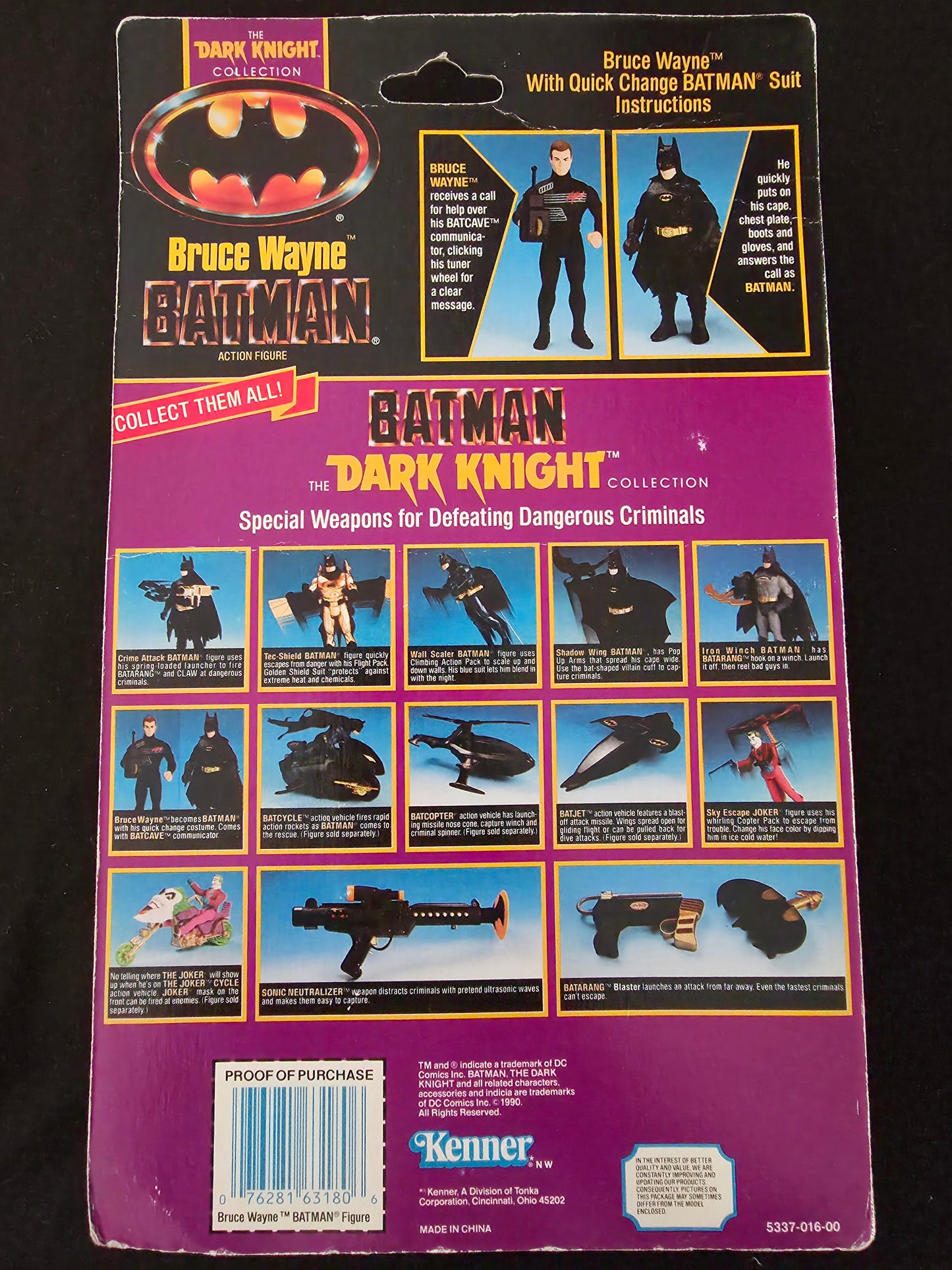 Batman The Dark Knight Collection Bruce Wayne Batman