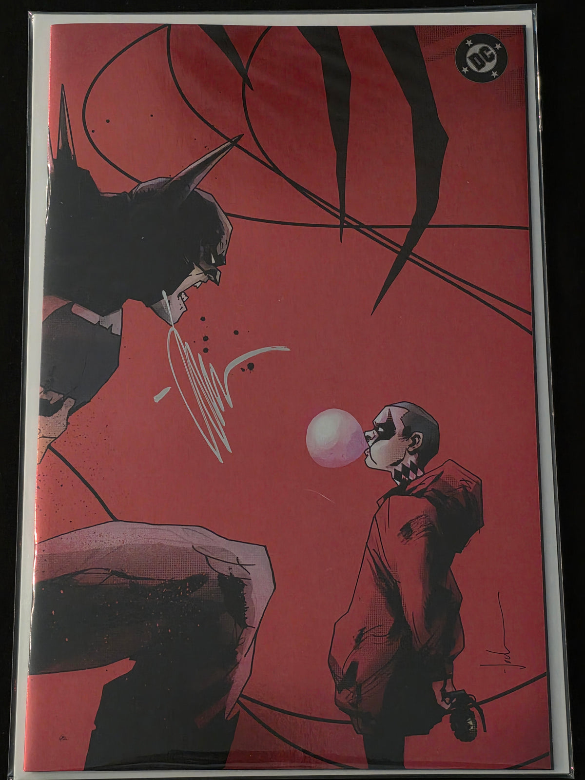 ABSOLUTE BATMAN #22 Signed by JOCK EXCLUSIVE Virgin Foil Harley Quinn