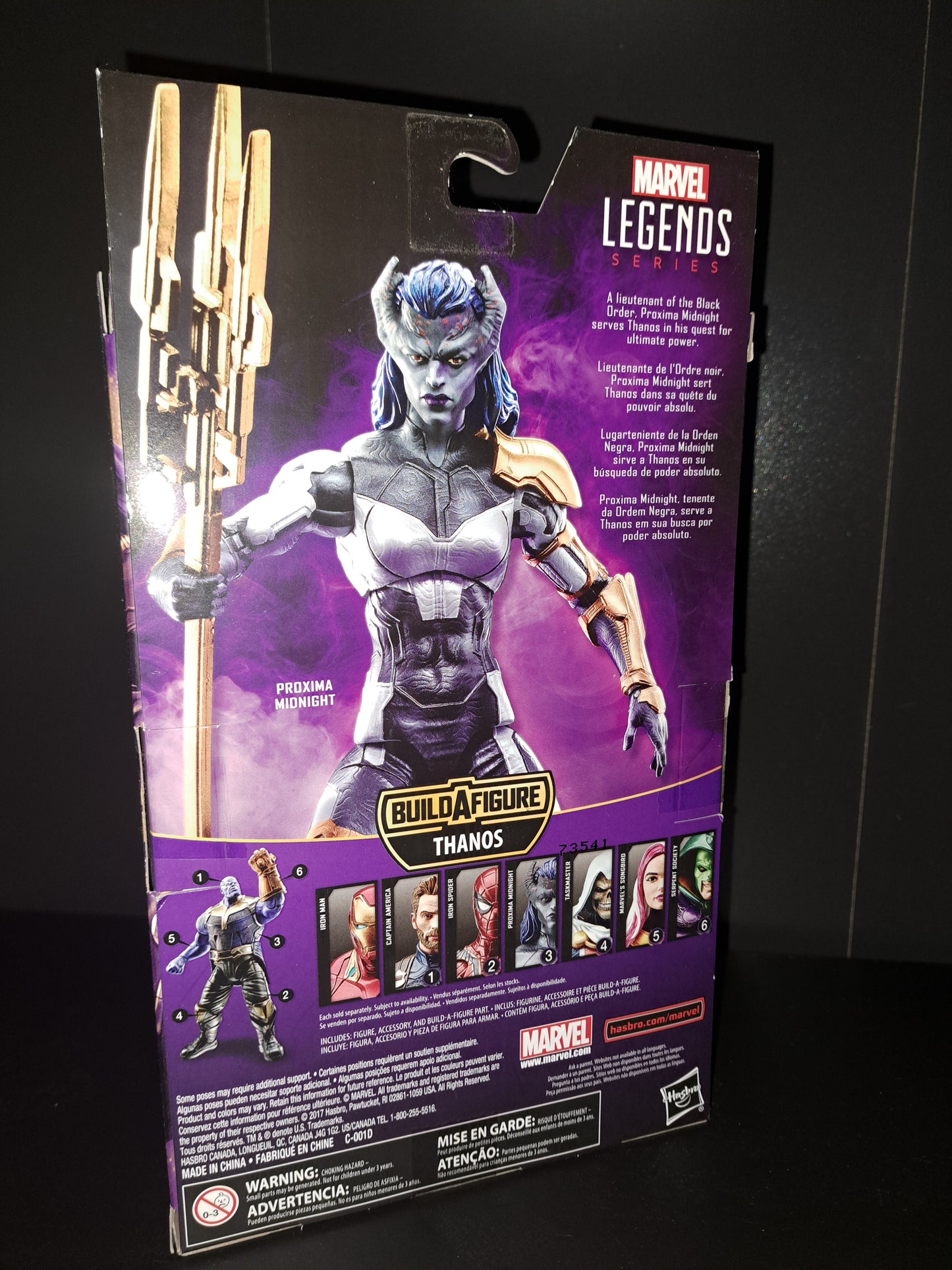 Proxima Midnight Marvel Legends Figure New Thanos BAF Avengers Infinity War