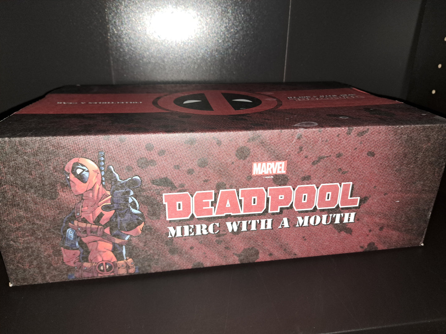 2018 Marvel DeadPool Merc with a Mouth Collectibles & Gear Loot Crate