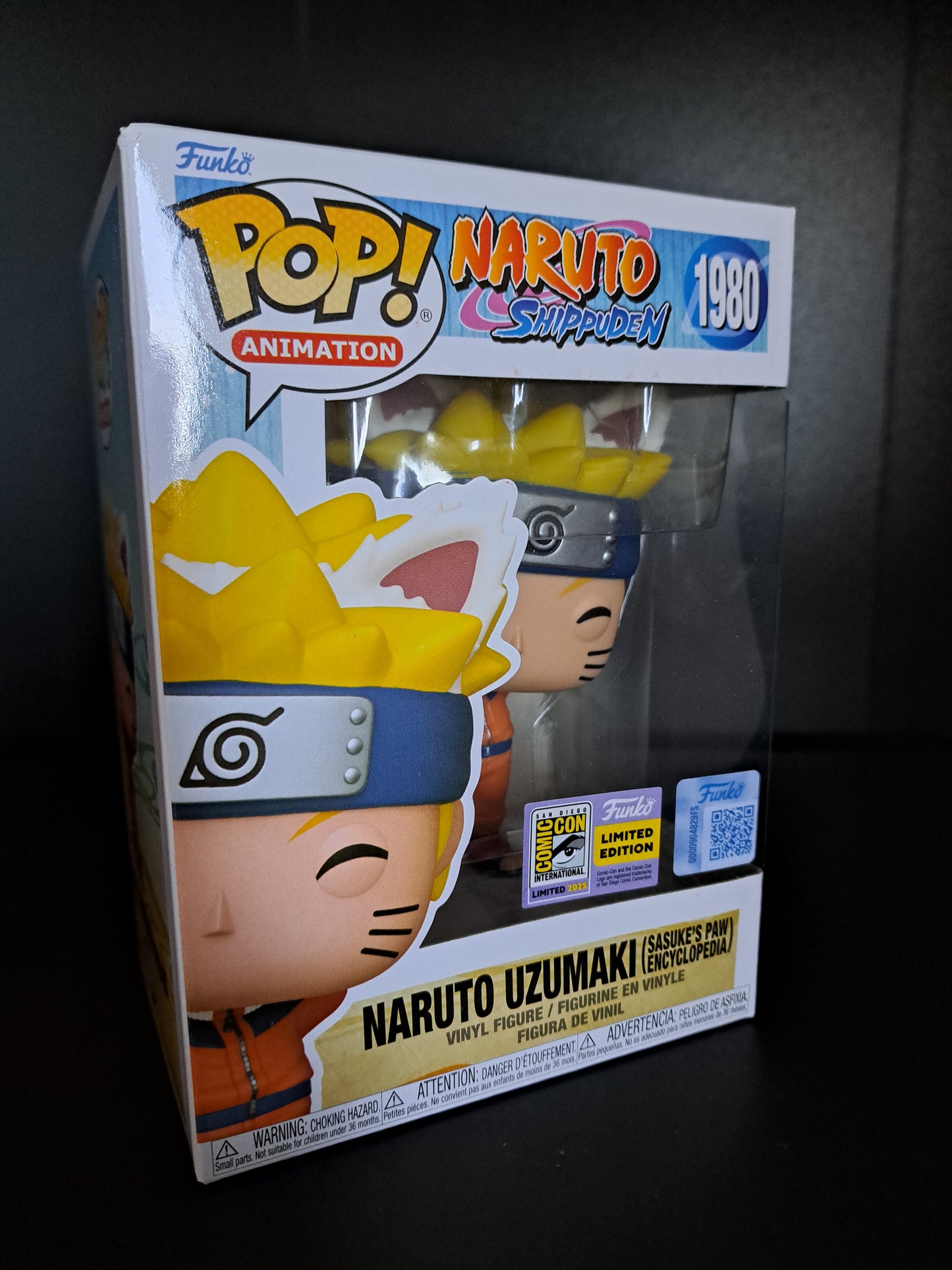 Funko POP Kitty Naruto SDCC Comic-Con 2025 exclusive Sticker Paw Encyclopedia