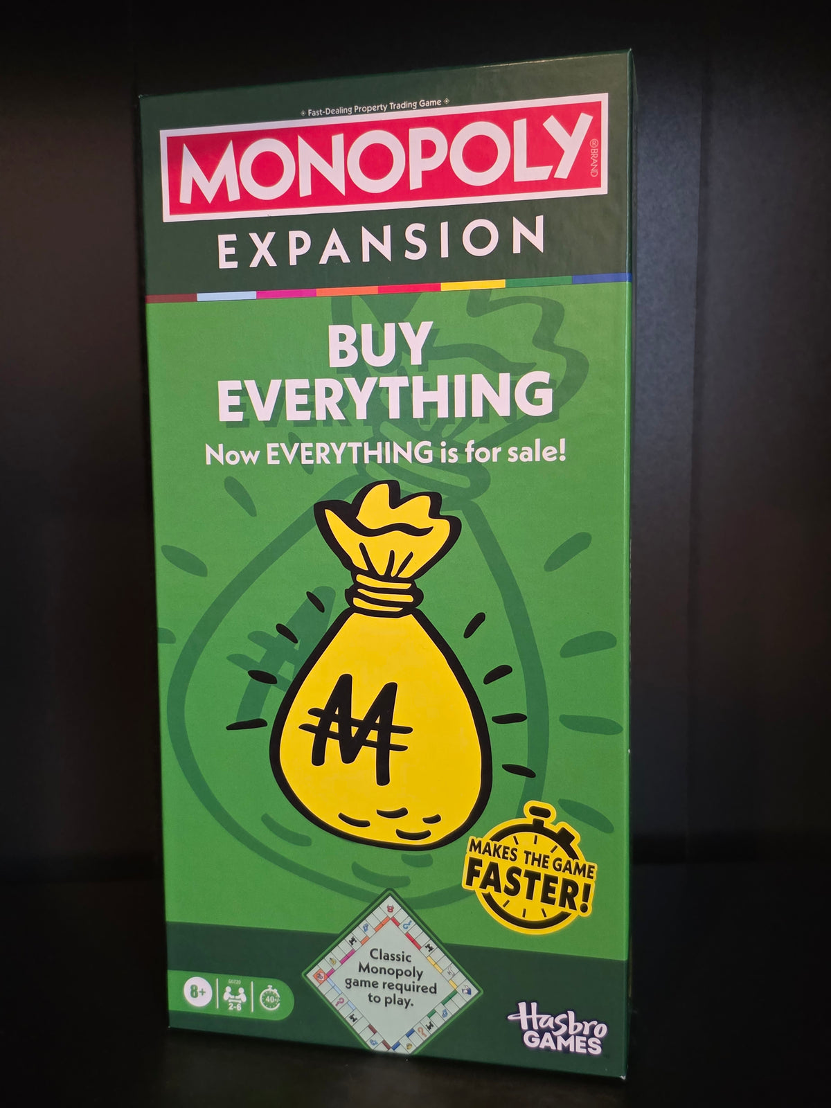 Monopoly Buy Everything Expansion Pack - Classic Monopoly New
