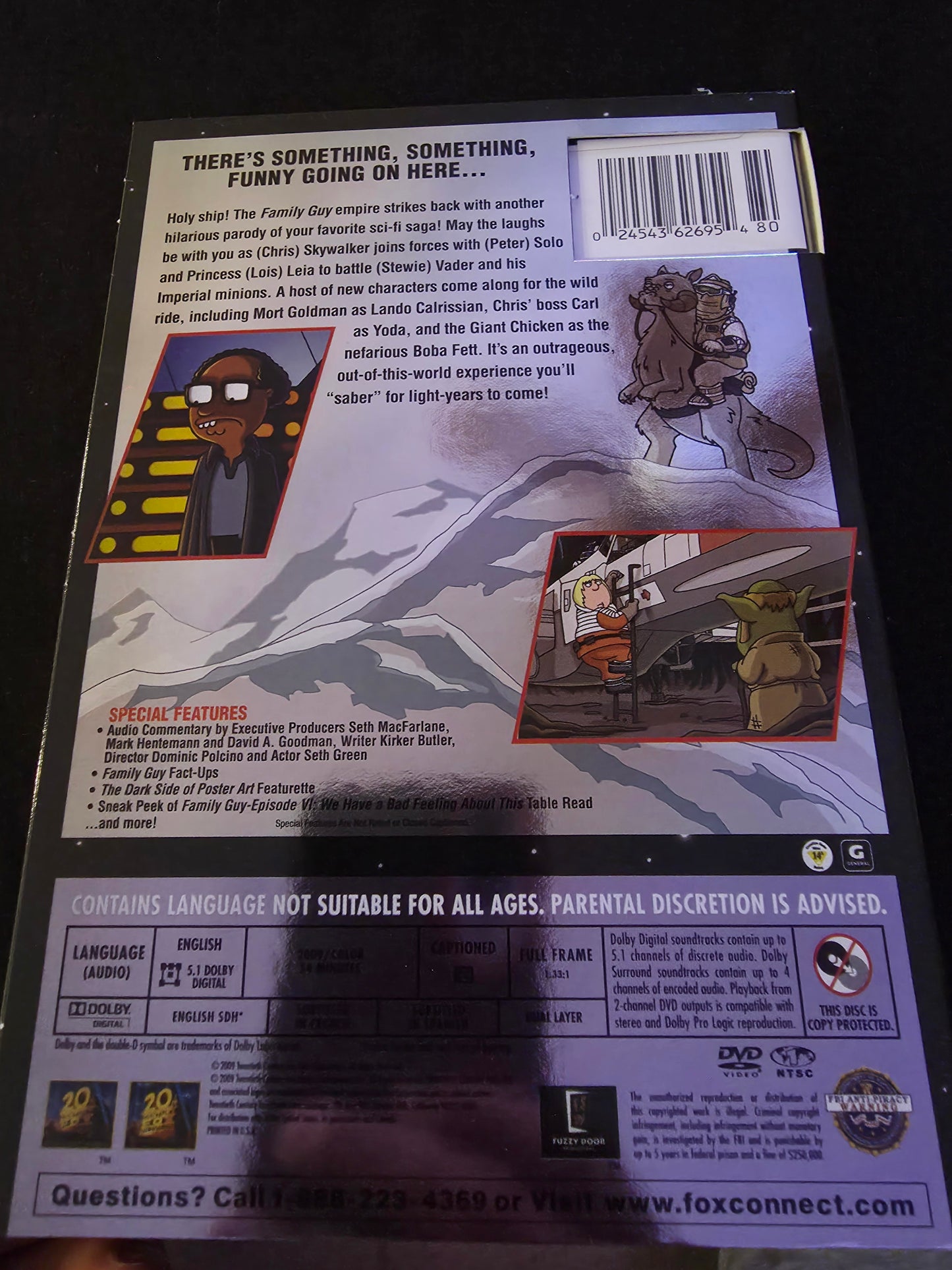 Family Guy: Something, Something, Something Dark Side (DVD, 2009)