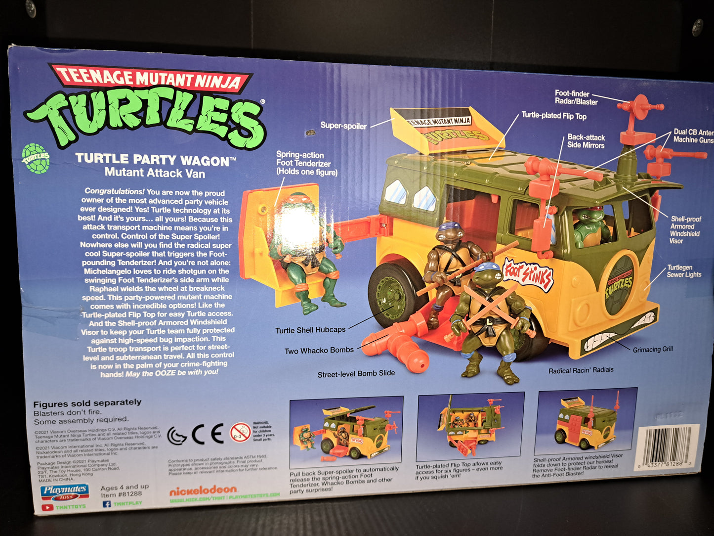 Playmates Ninja Turtles Party Wagon 2021 Reissue