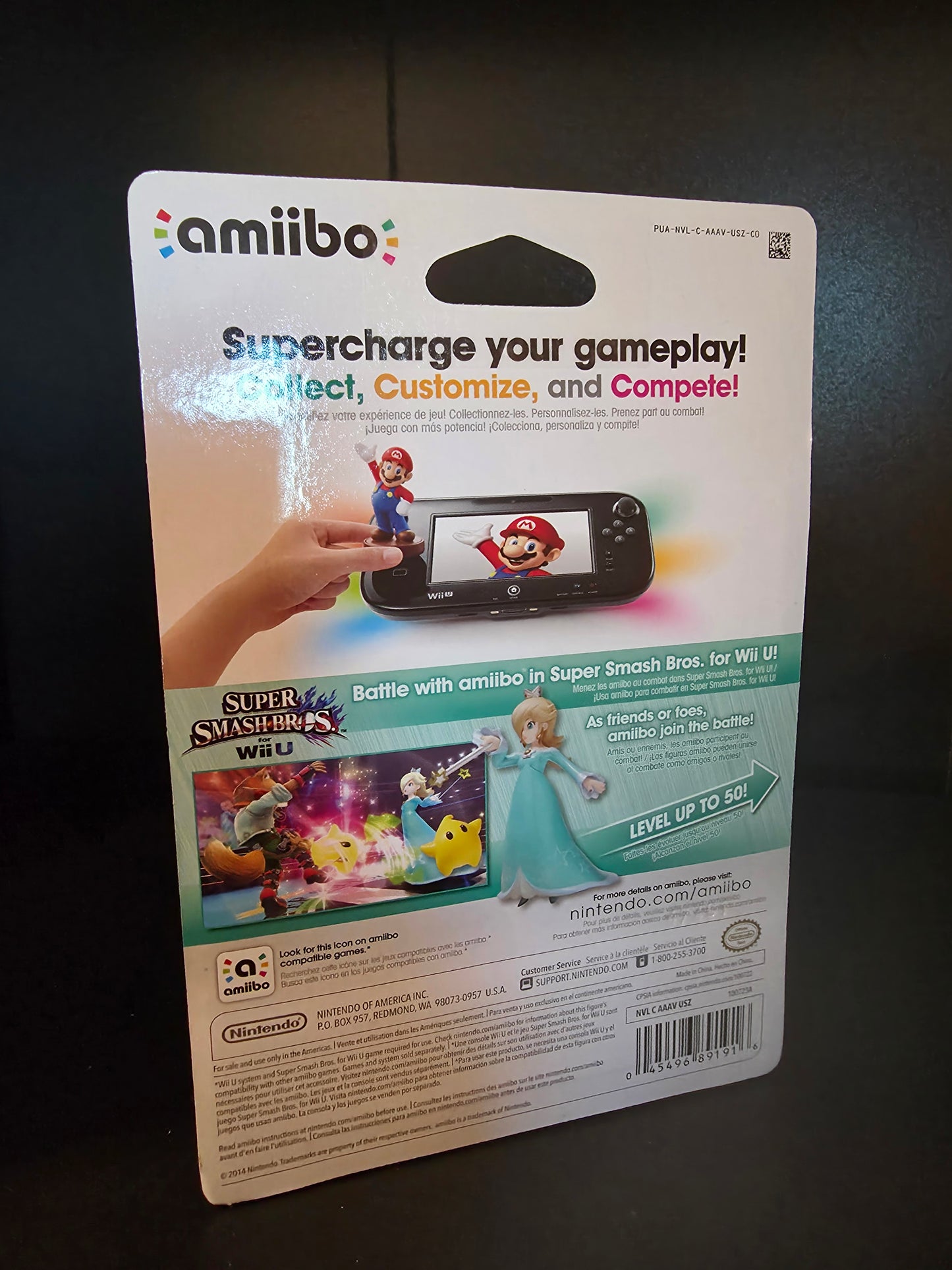 Nintendo Amiibo Super Smash Bros Rosalina Figure