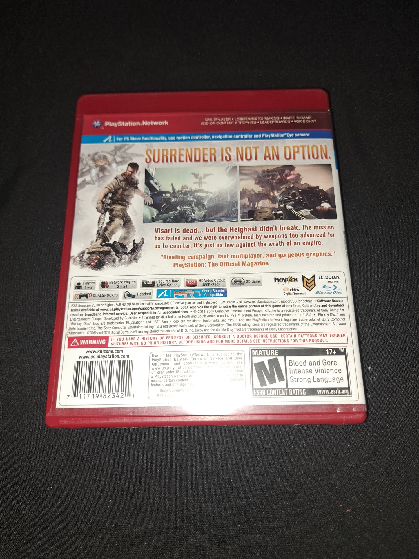 KillZone 3 (PlayStation 3, 2011)