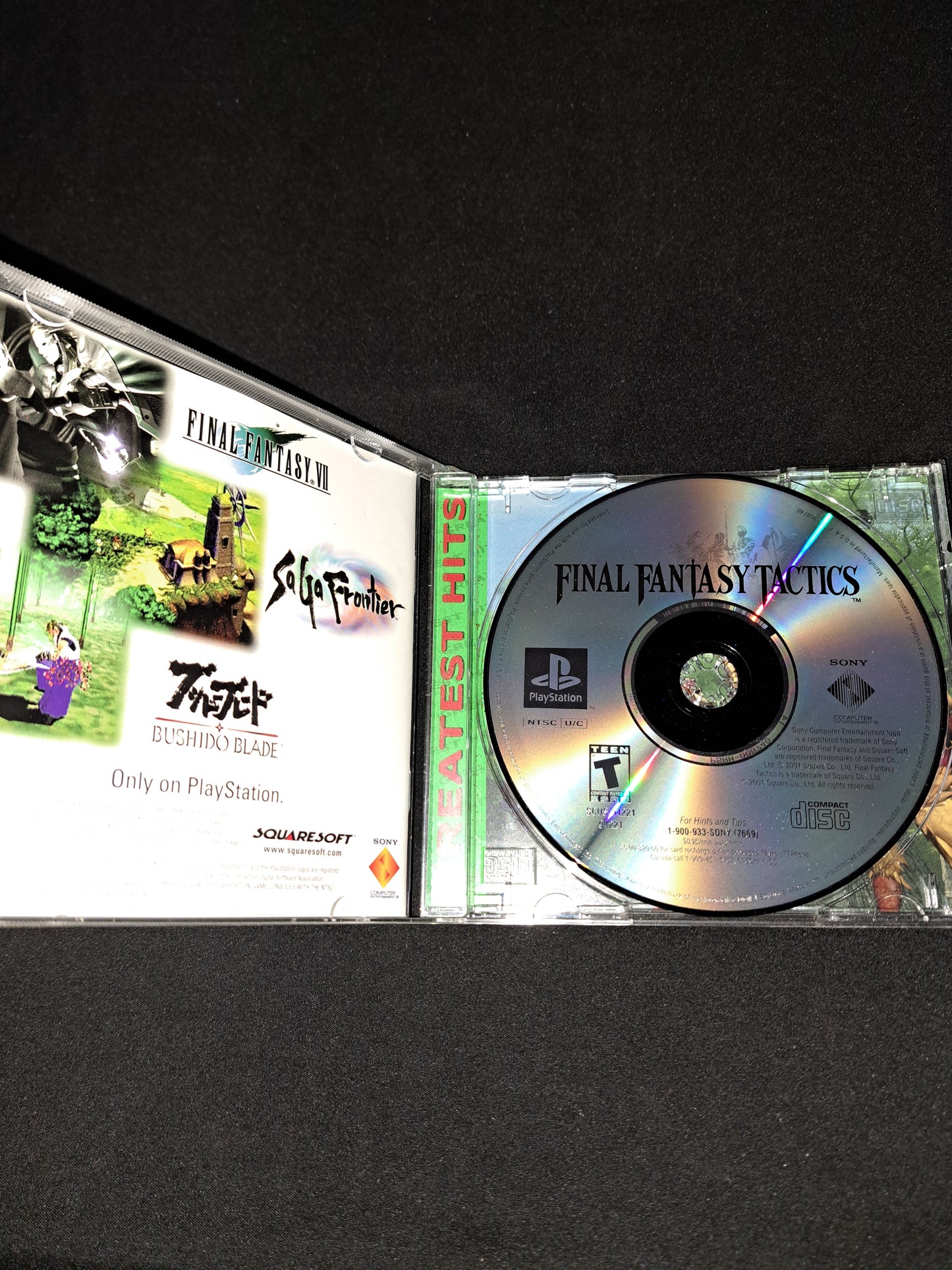 Final Fantasy Tactics PS1 (Sony PlayStation 1 1998) CIB Complete