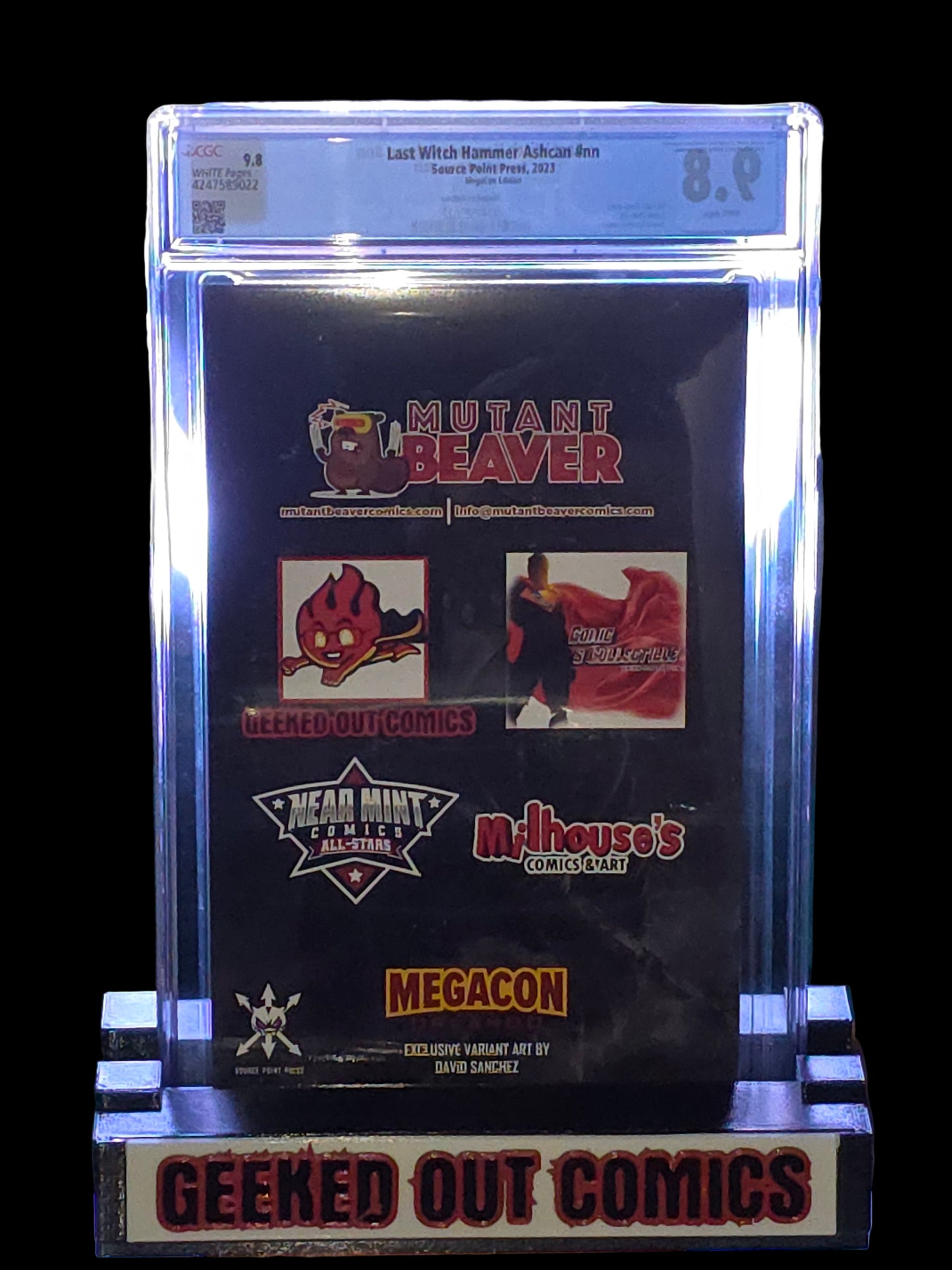Last Witch Hammer ashcan David Sanchez CGC 9.8 #nn MegaCon exclusive source point press 2023