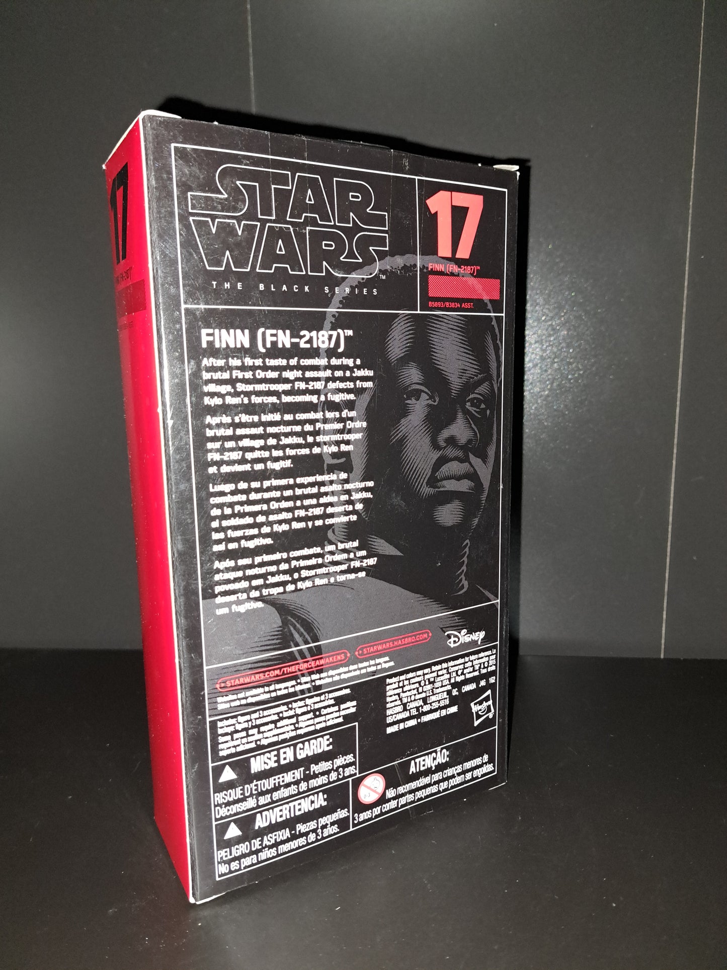 Finn (FN-2187) #17 Star Wars The Black Series Highly-Detailed Action Figure