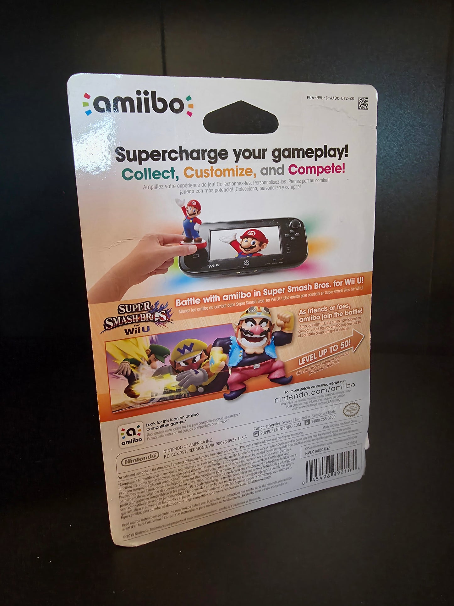 Amiibo Nintendo Super Smash Bros WARIO Box In MINT Condition SEALED NEW