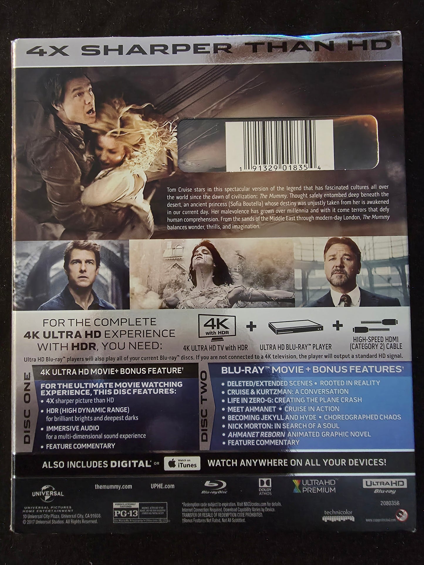 The Mummy (Ultra HD, 2017)