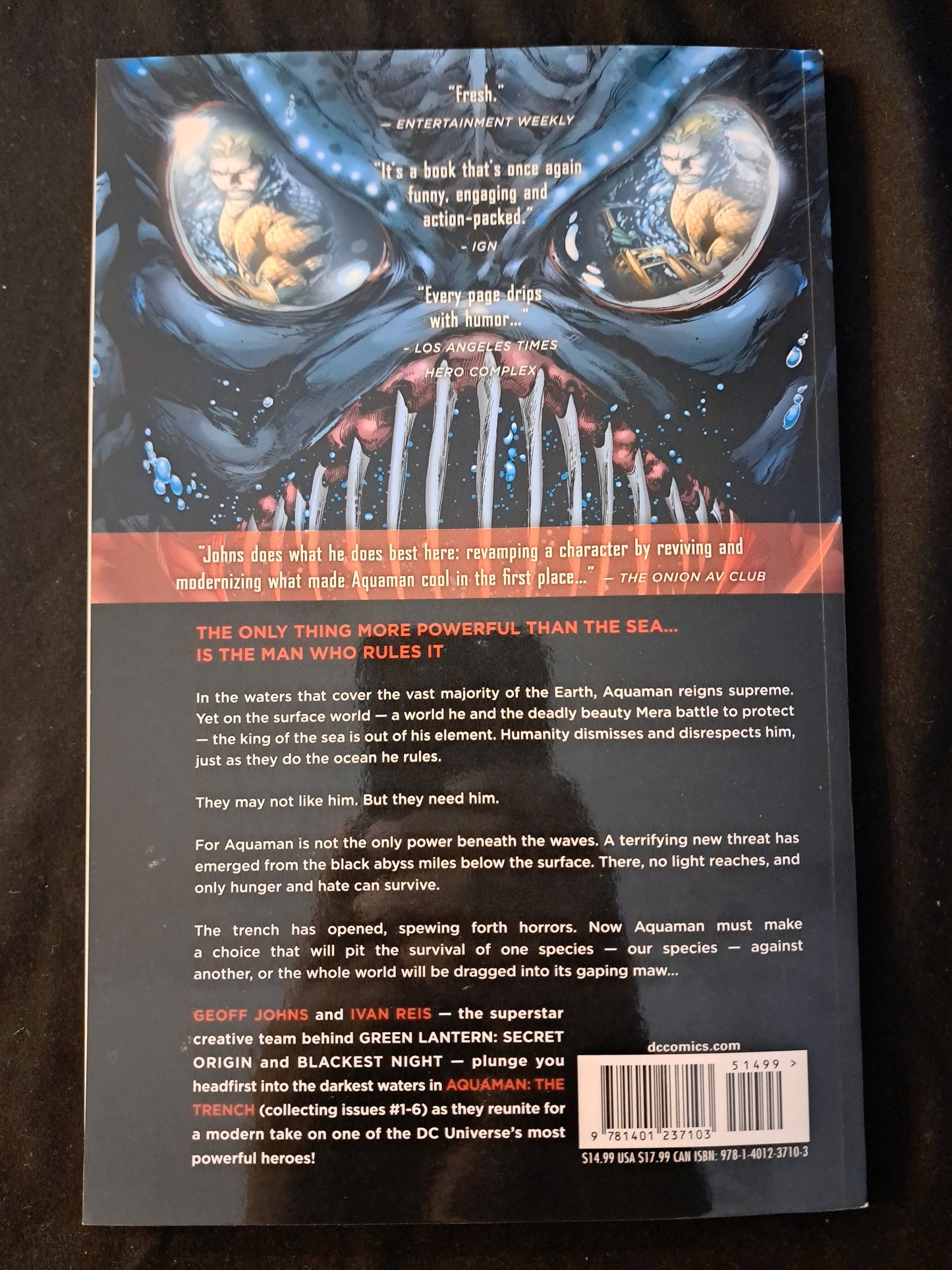 Aquaman Vol. 1: the Trench by Geoff Johns & Ivan Reis (2013, DC TPB)