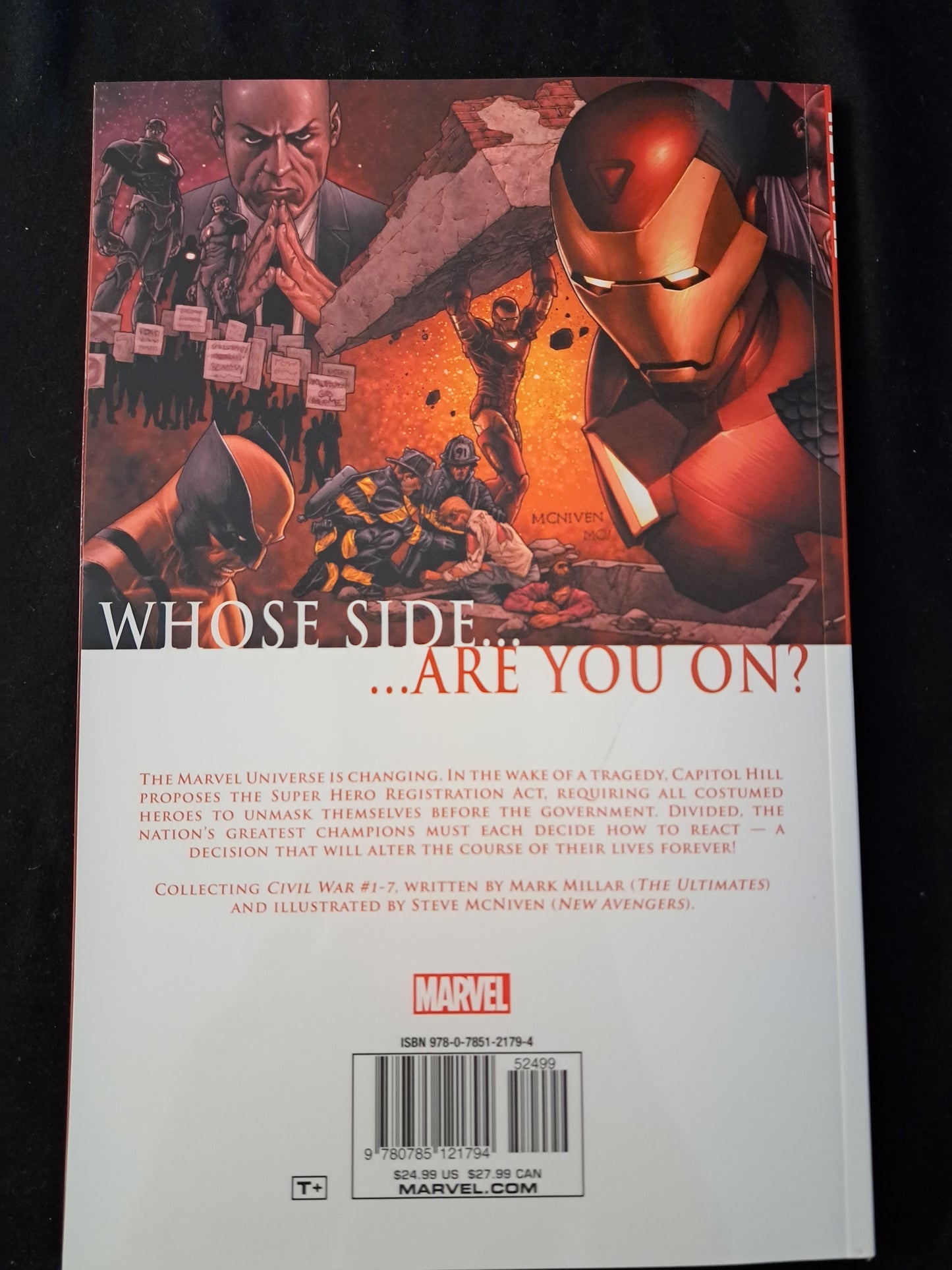 Civil War (Marvel Comics 2007) TPB Trade Paperback Graphic Novel