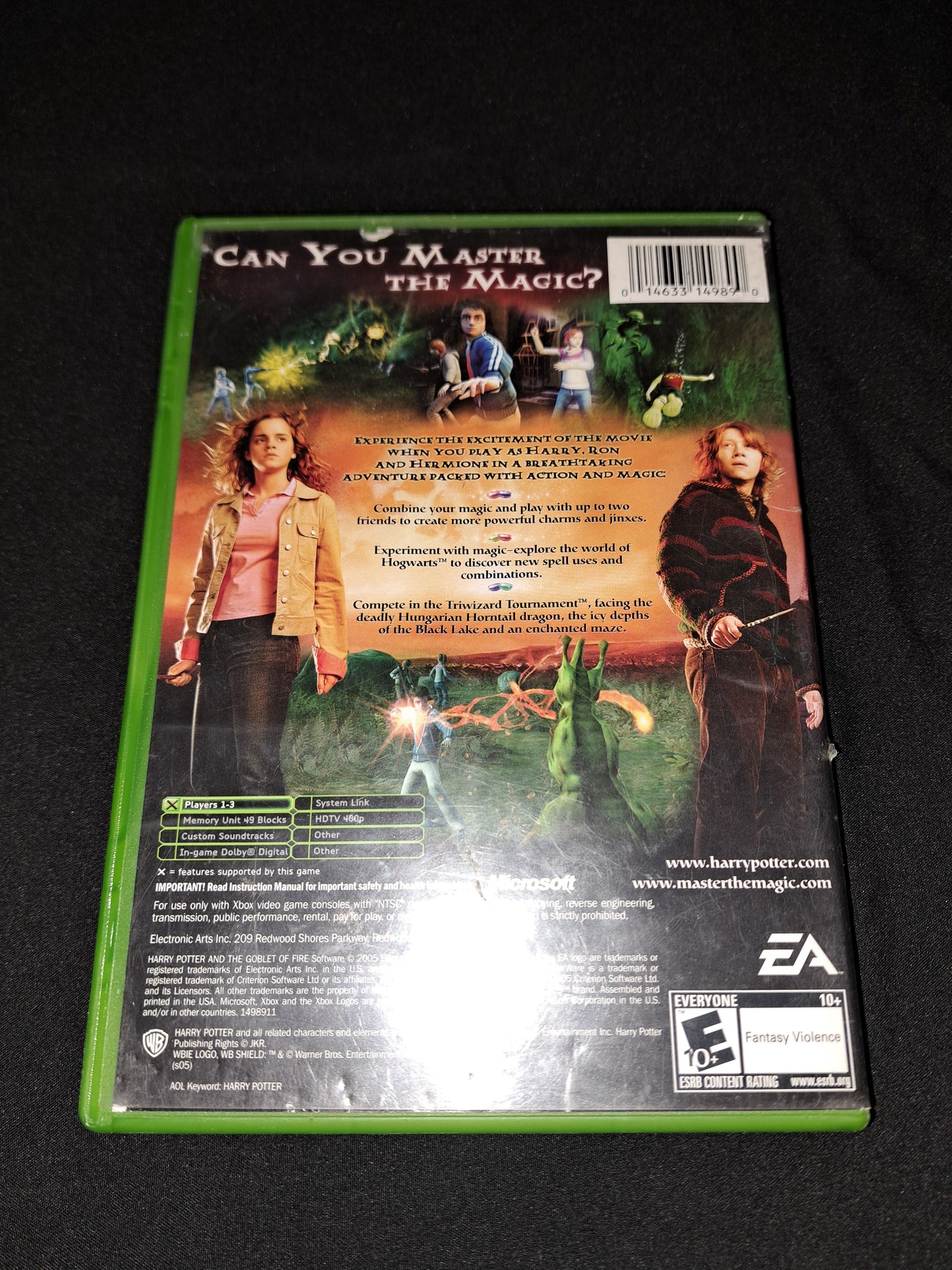 Harry Potter Goblet Of Fire (Microsoft Xbox) Complete